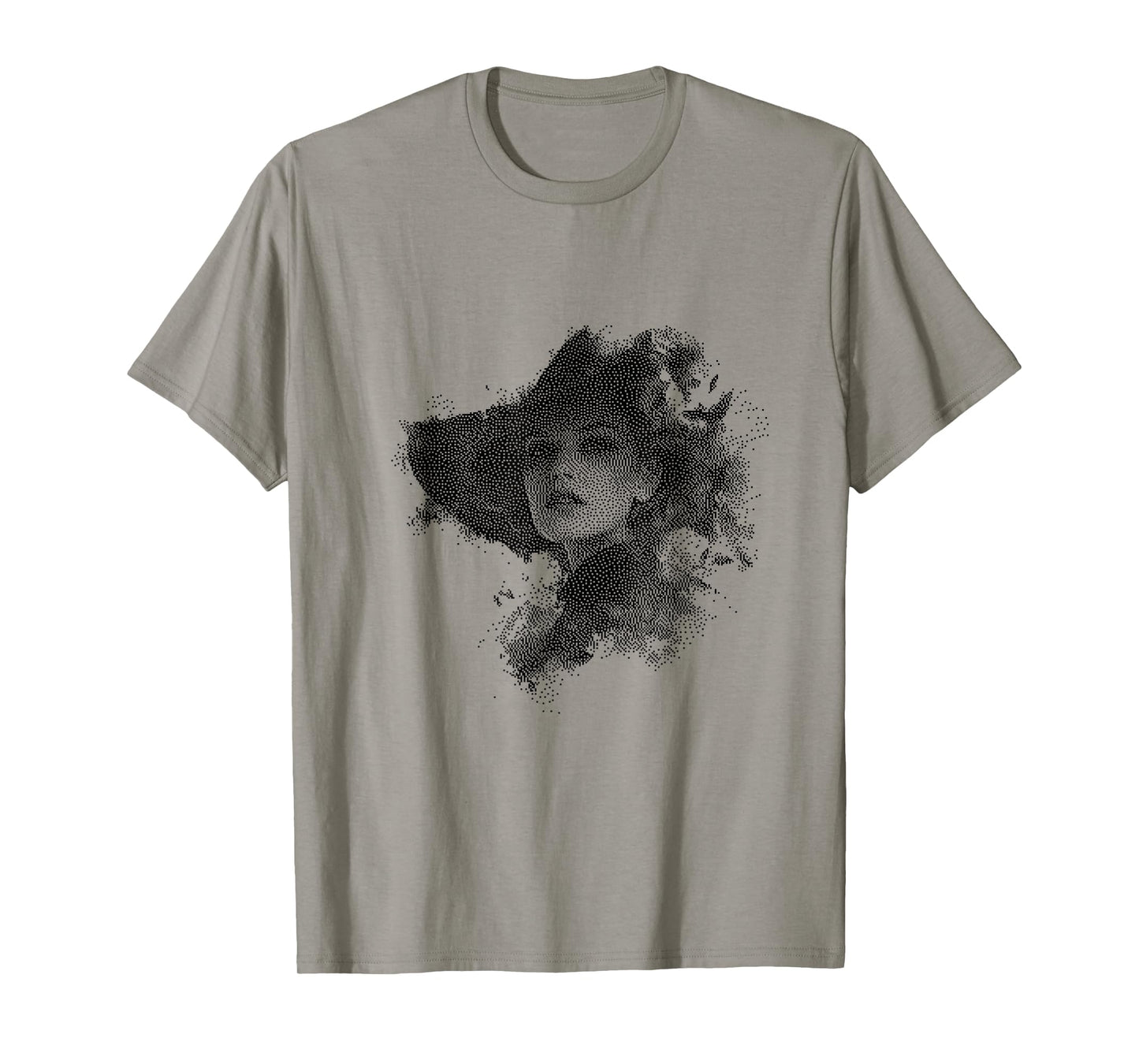 Flying Witch on Broom Halloween Design T-Shirt