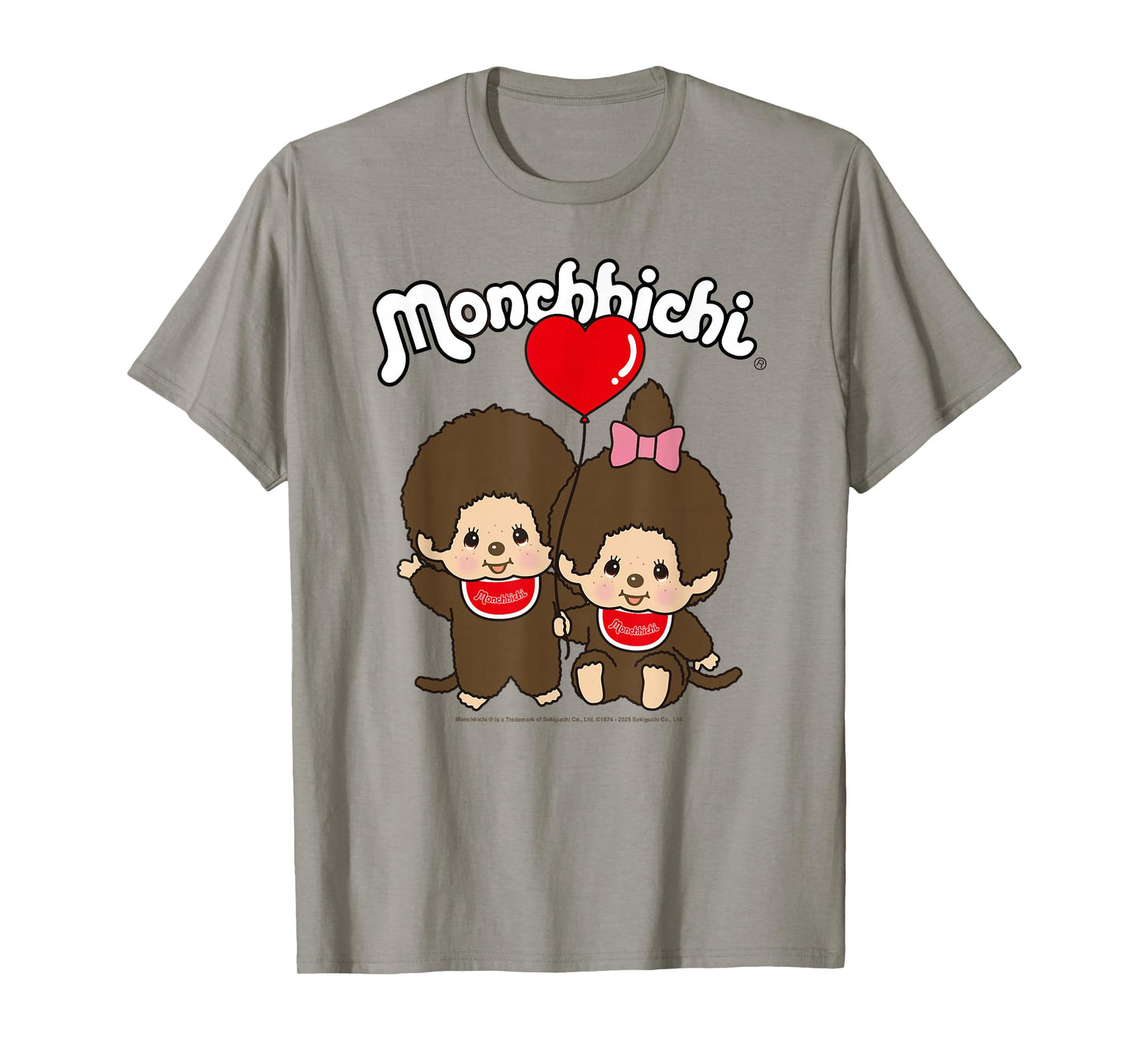 Monchhichi Valentine's Day Cute Little Fluffy Twins T-Shirt