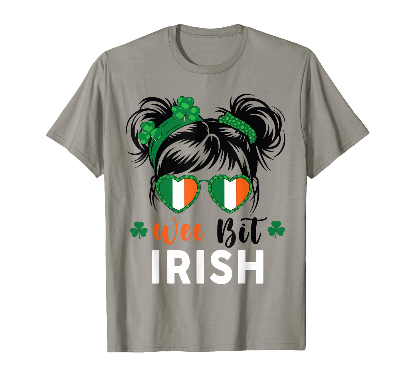 Kids Wee Bit Irish Girl St Patrick's Day Baby Toddler Funny T-Shirt