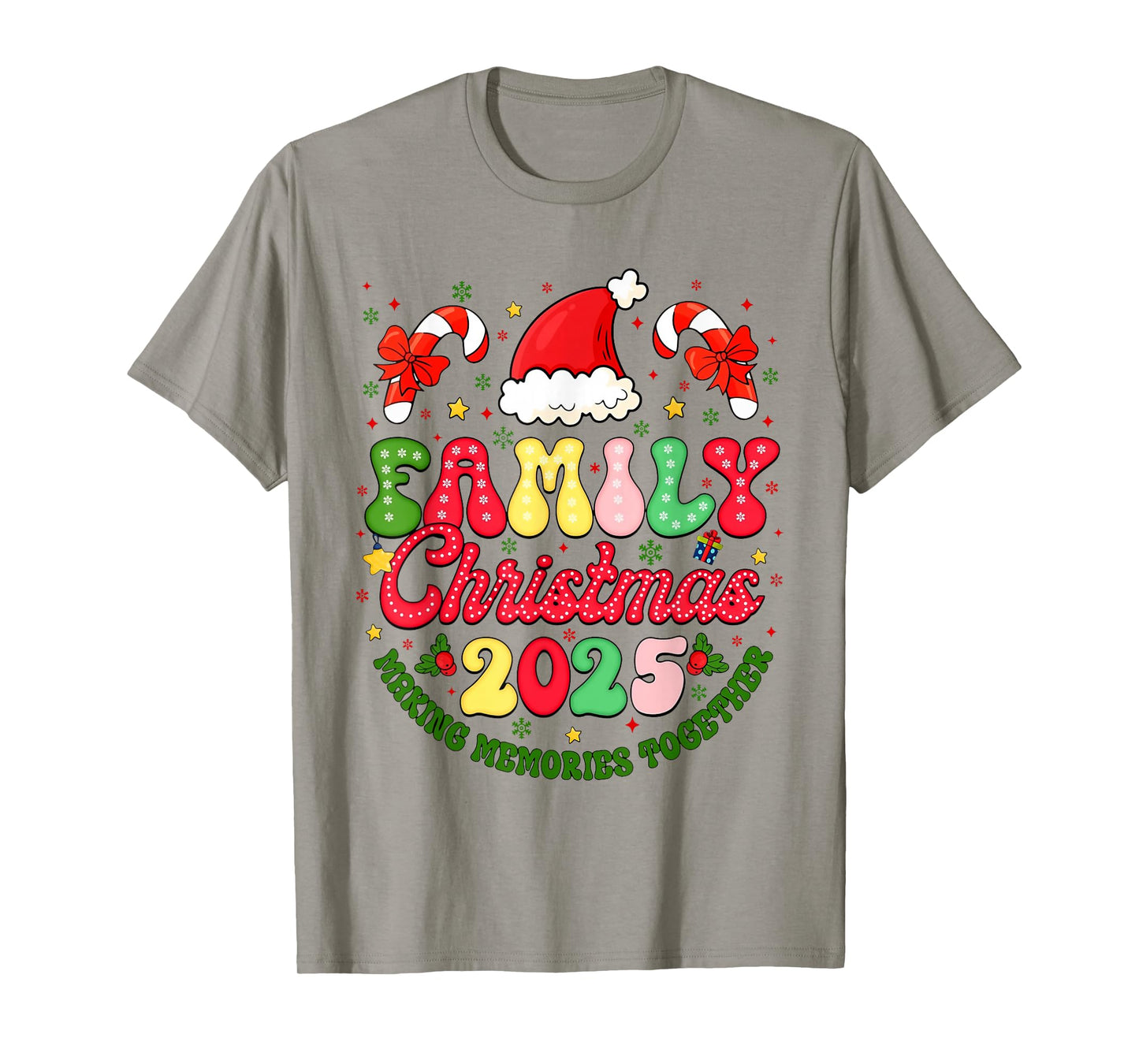 Family Christmas 2025 Making Memories Together Xmas Matching T-Shirt