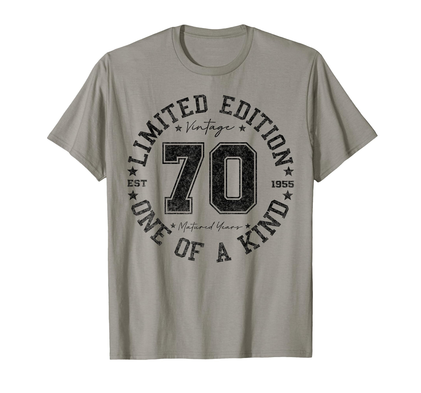 70 Year Old Gifts Vintage 1955 Limited Edition 70th Birthday T-Shirt