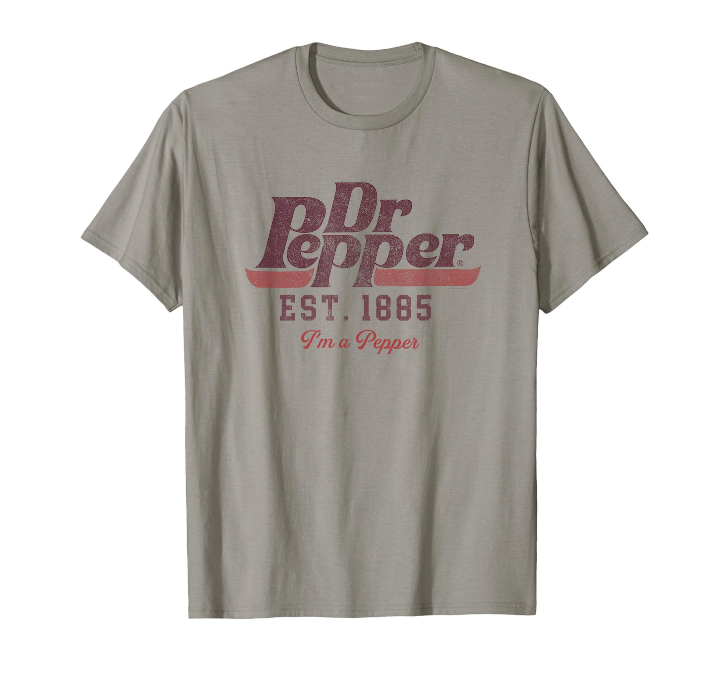 Dr. Pepper Est. 1885 I'm A Pepper Vintage Label T-Shirt