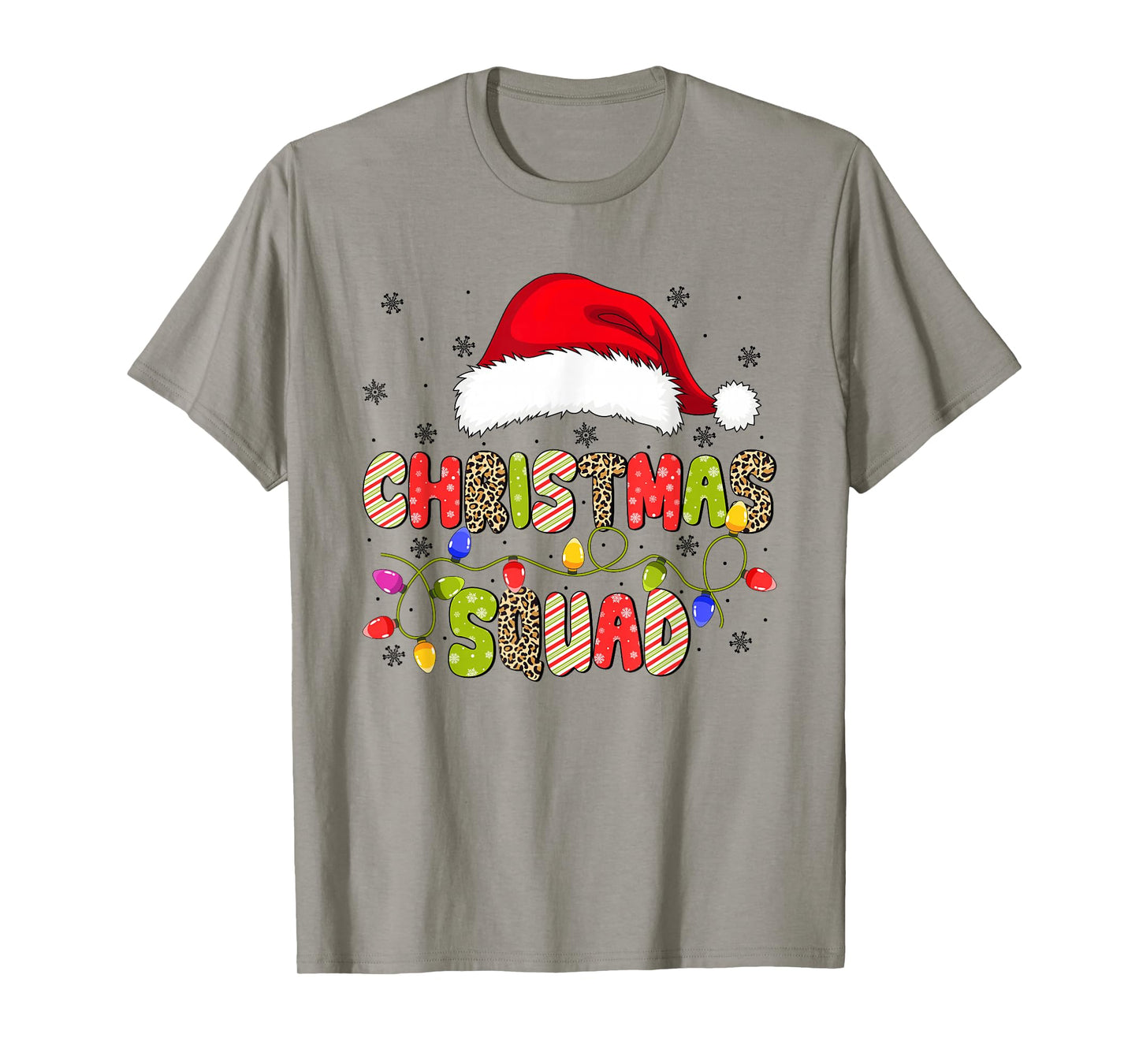Christmas Squad Matching Family Group Santa Xmas Pajamas T-Shirt