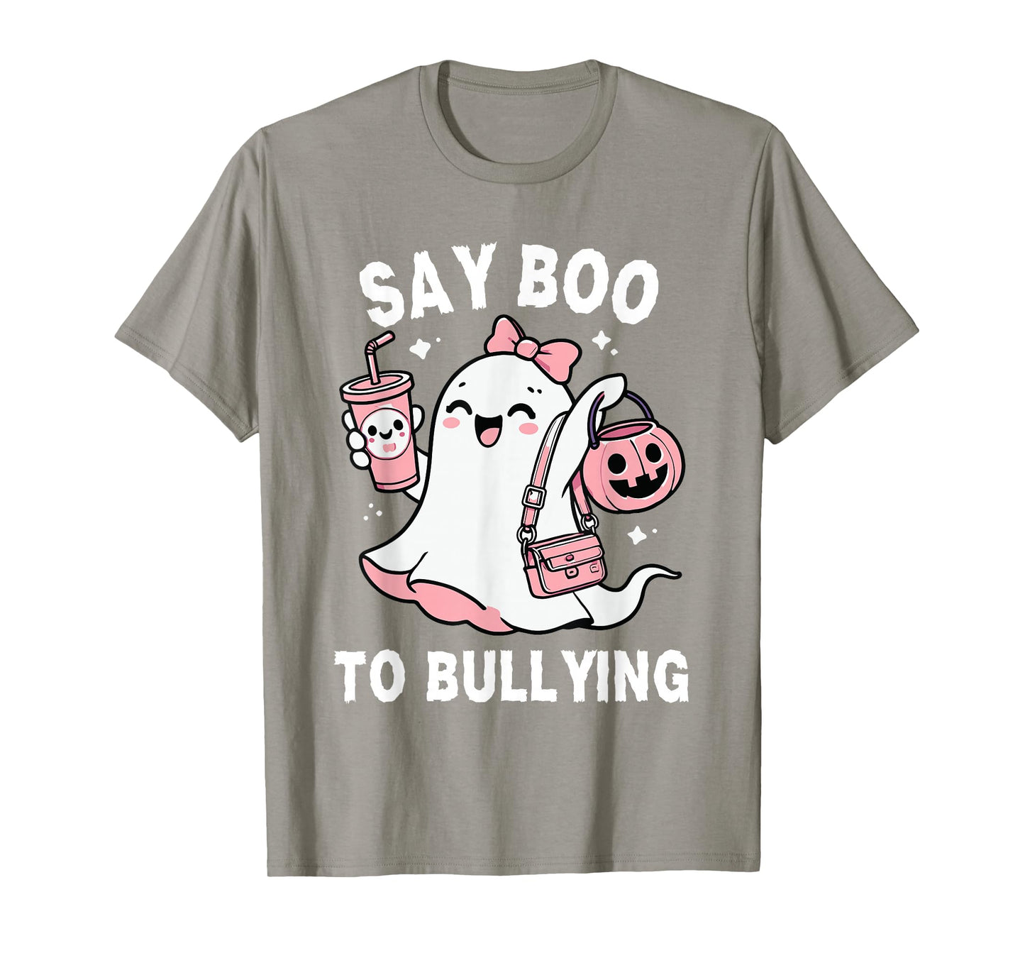 Say Boo To Bullying Orange Anti Bullying Unity Day Halloween T-Shirt