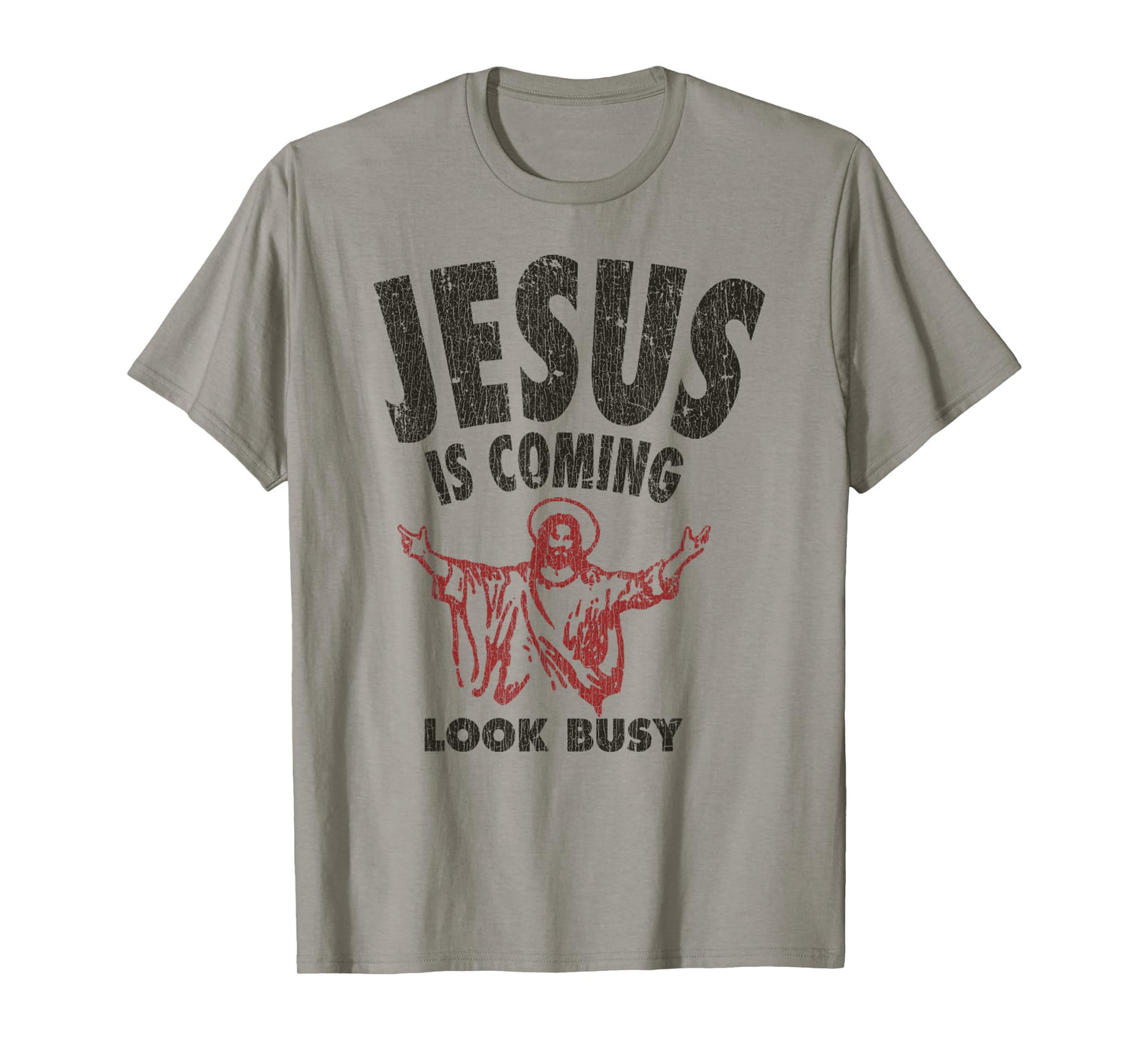 Vintage Jesus Is Coming, Look Busy 1992 T-Shirt