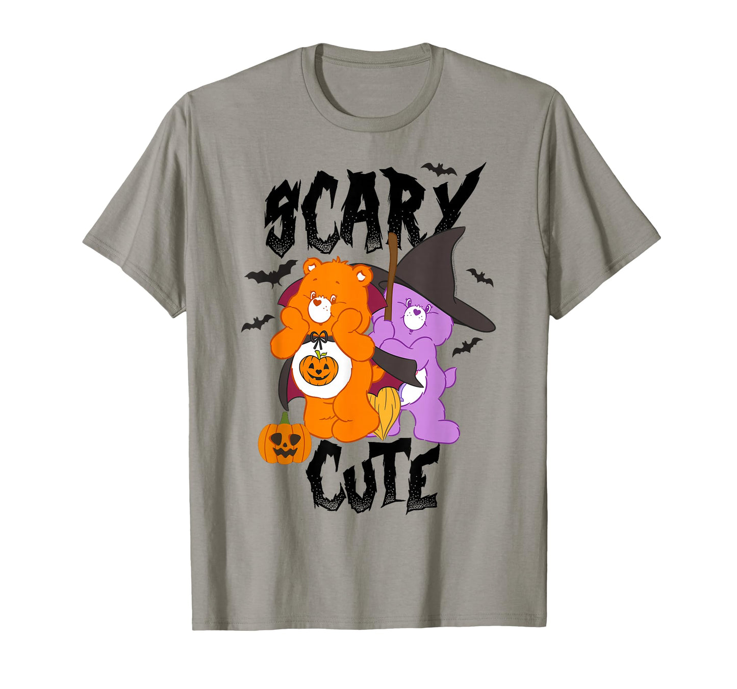 Care Bears Pumpkin And Witch Halloween Duo T-Shirt