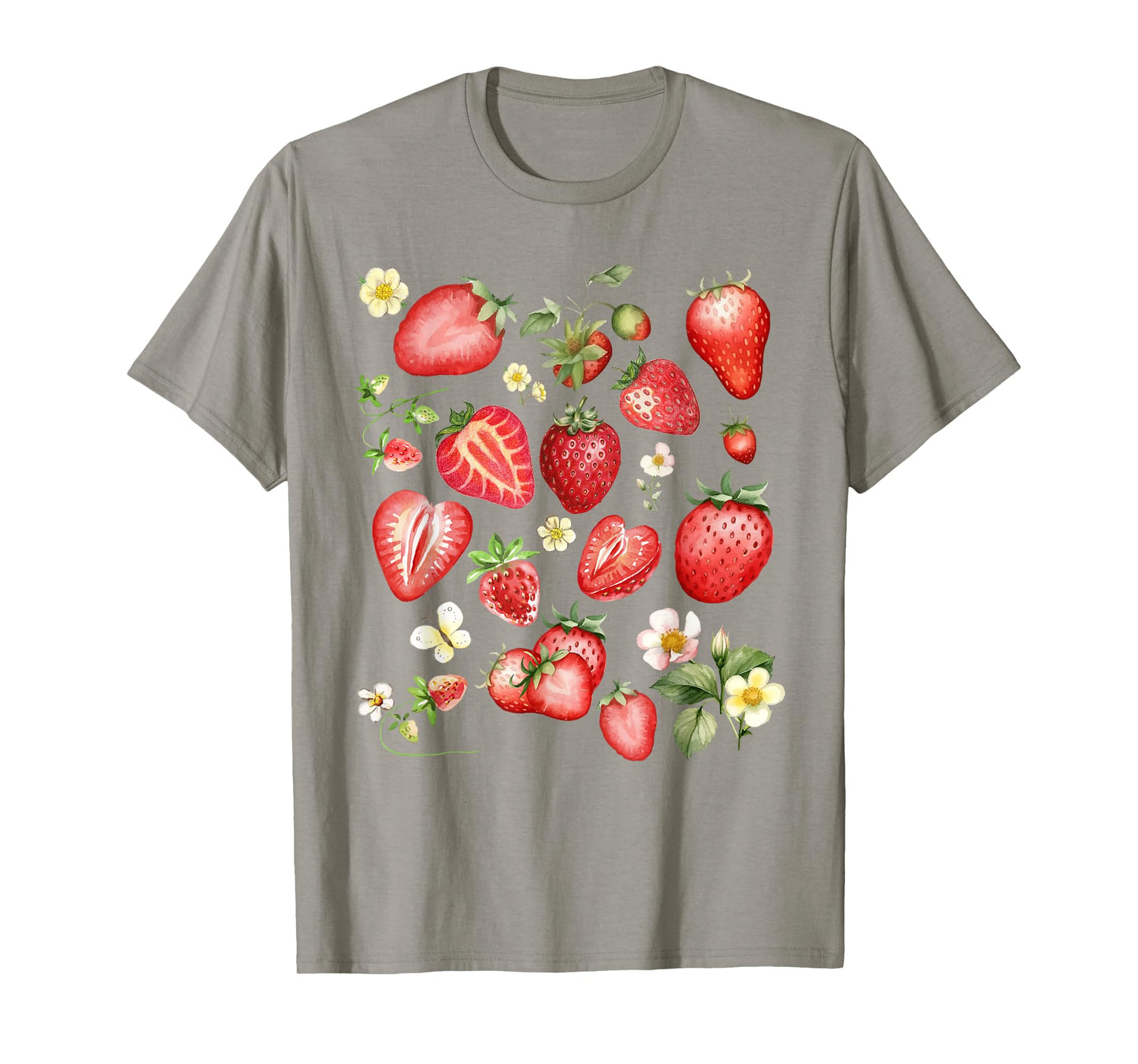 Boho Vintage Strawberry Festival Gift for Berry Fruit Lovers T-Shirt