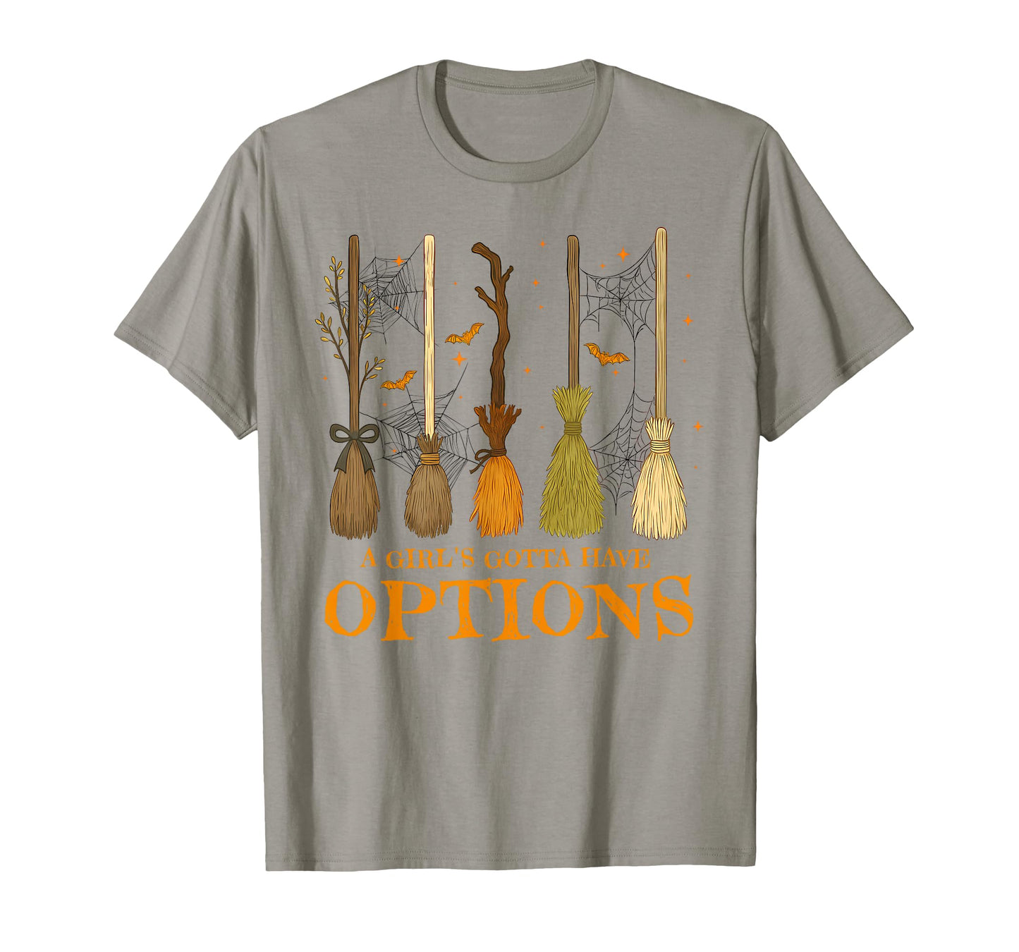 Coquette Retro A Girl's Gotta Have Options Halloween Witches T-Shirt
