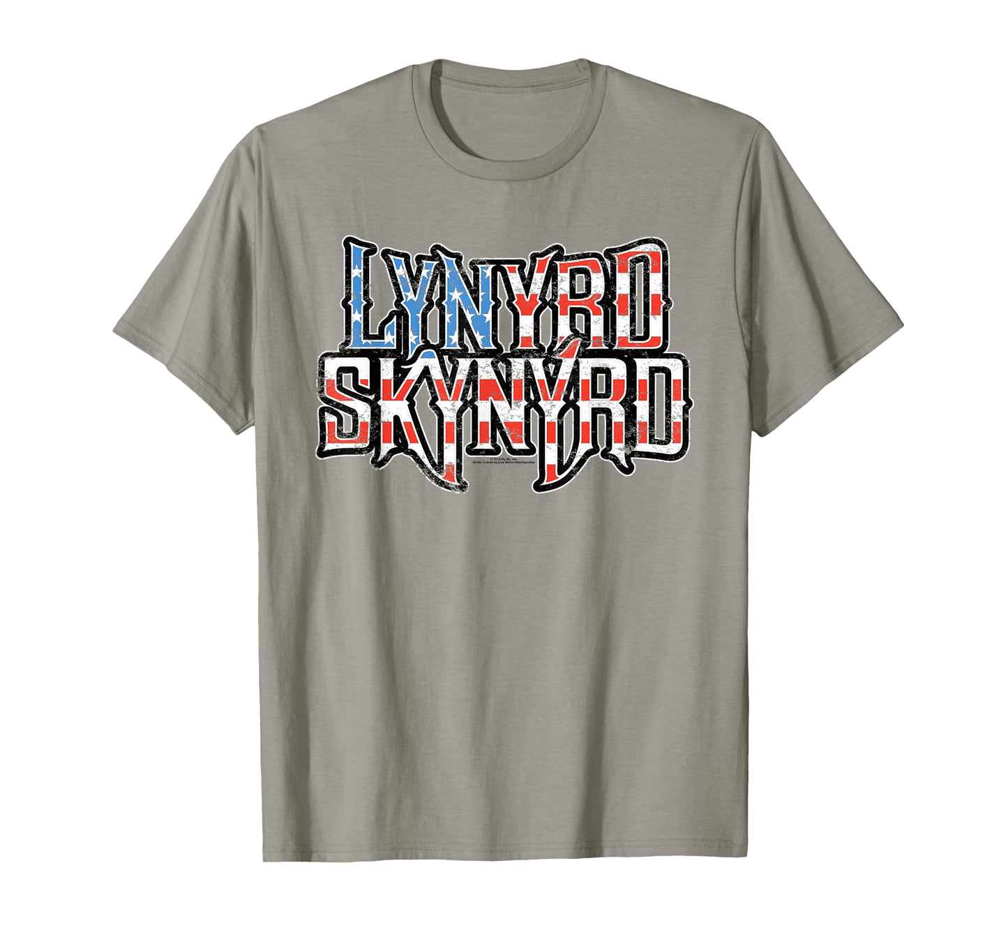 Lynyrd Skynyrd Flag Logo USA Stars Stripes Patriot Southern T-Shirt