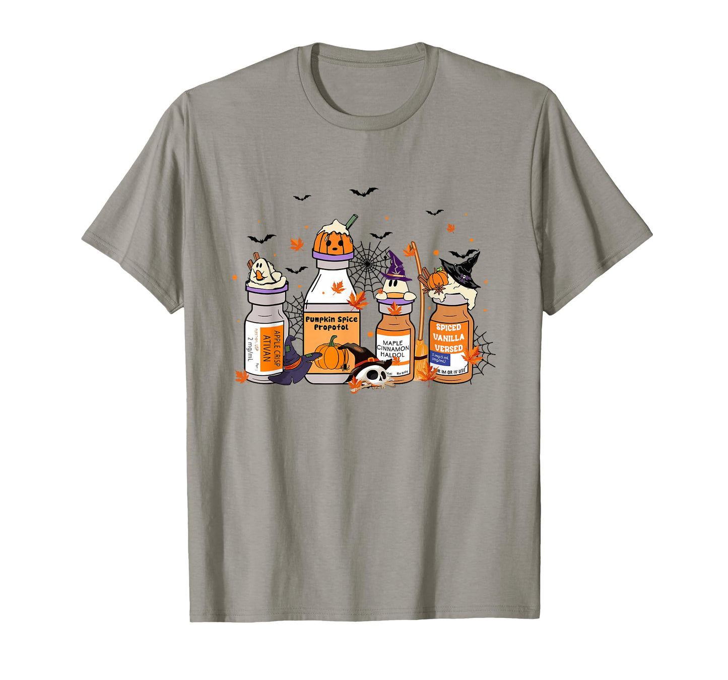 Pumpkin Spice Propofol Halloween Ghost Nurse ICU Fall Nurse T-Shirt