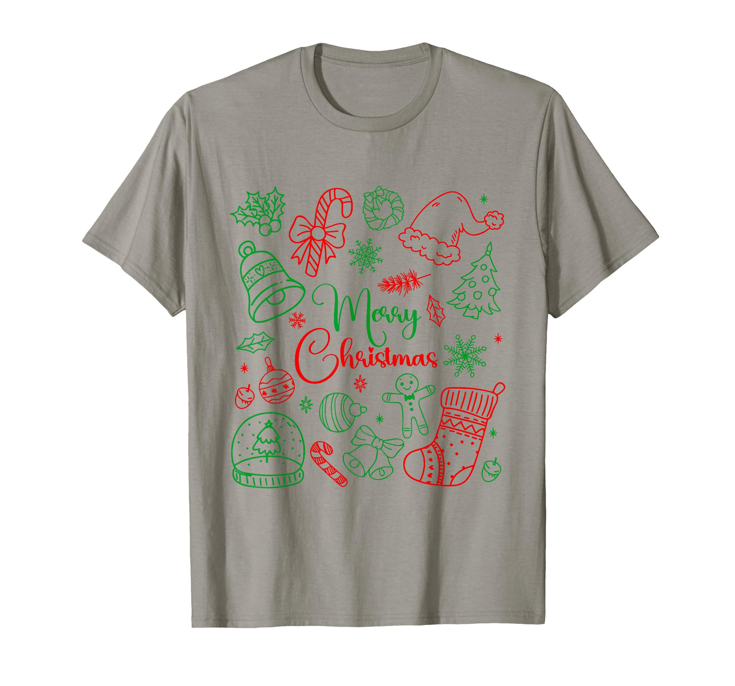 Merry Christmas Bow Santa Xmas Coquette Aesthetic Girl Women T-Shirt