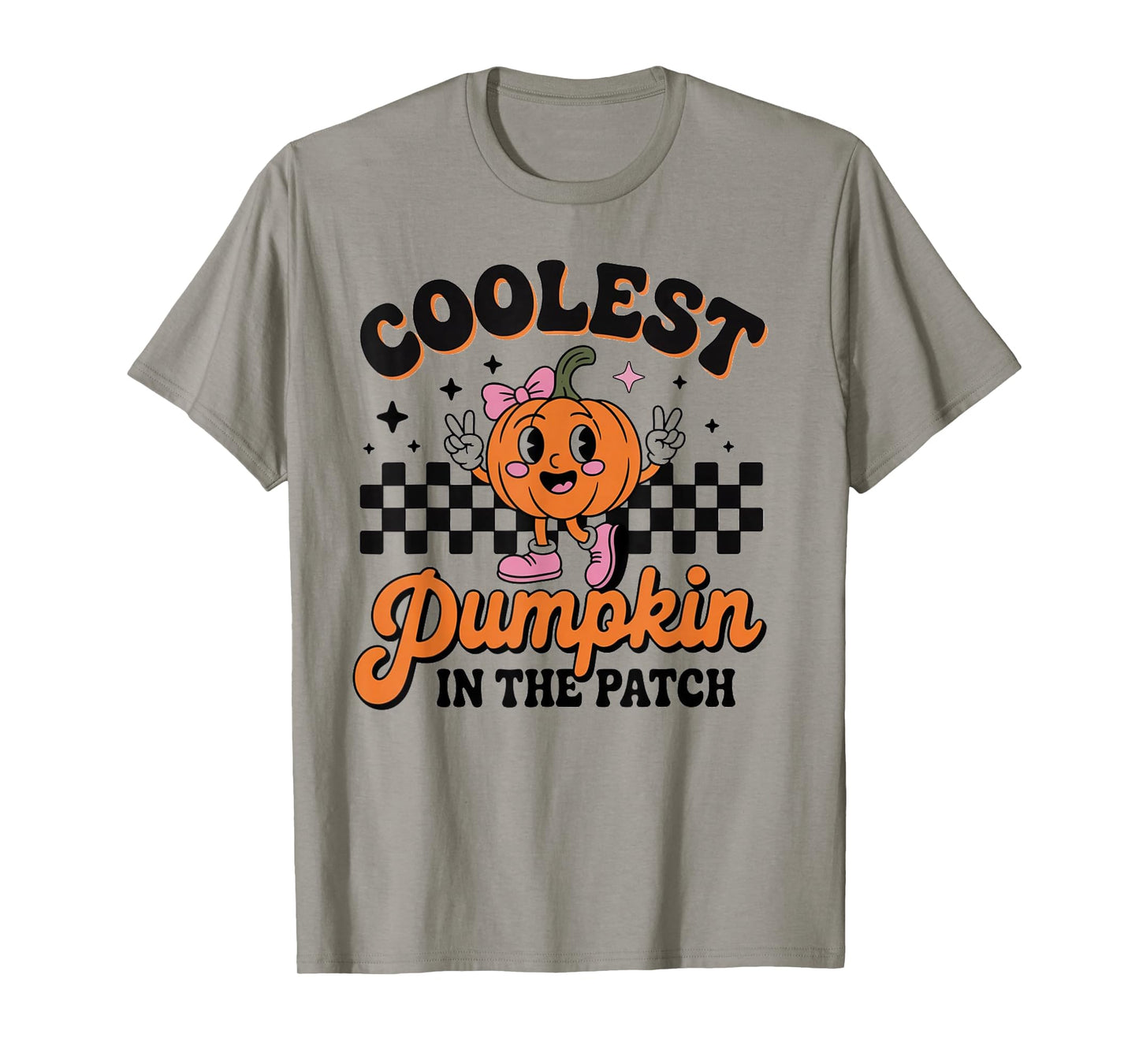 Groovy Coolest Pumpkin in The Patch Halloween for Kids Boys T-Shirt