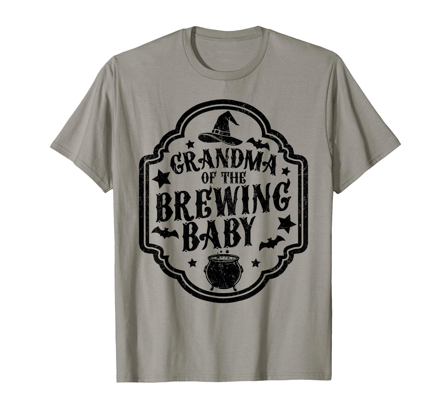 Grandma of The Brewing Baby Halloween Quote T-Shirt