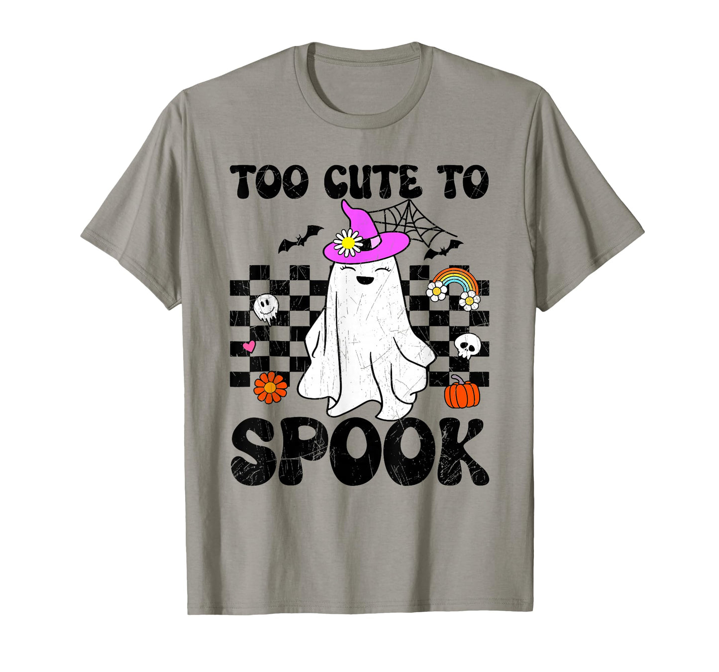Too Cute to Spook Ghost Halloween T-Shirt