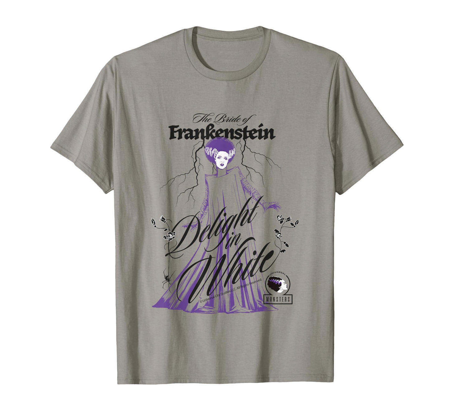Bride of Frankenstein Dead Inside Lightning T-Shirt
