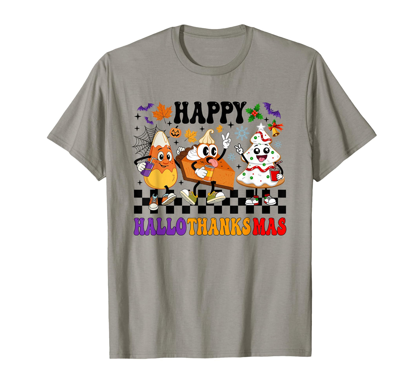 Halloween Thanksgiving Happy Hallothanksmas Season Coffee T-Shirt
