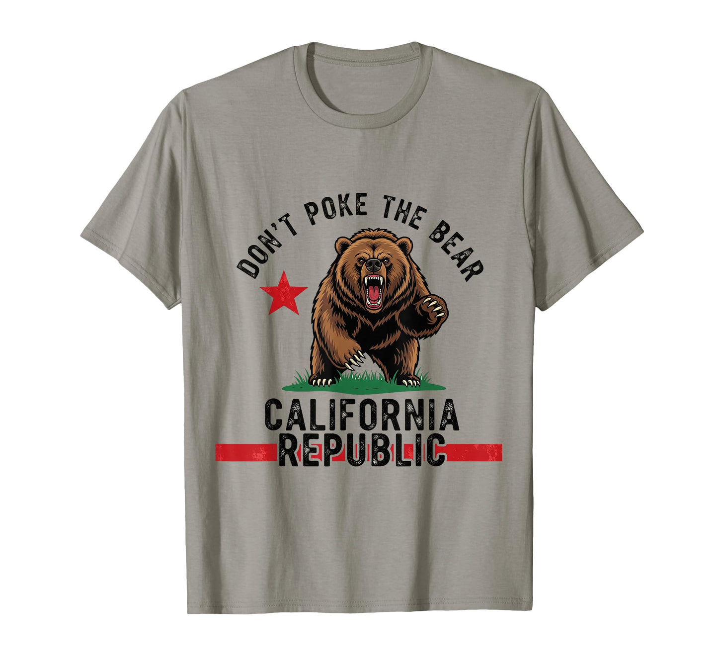 Don’t Poke The Bear California Republic Graphic T-Shirt