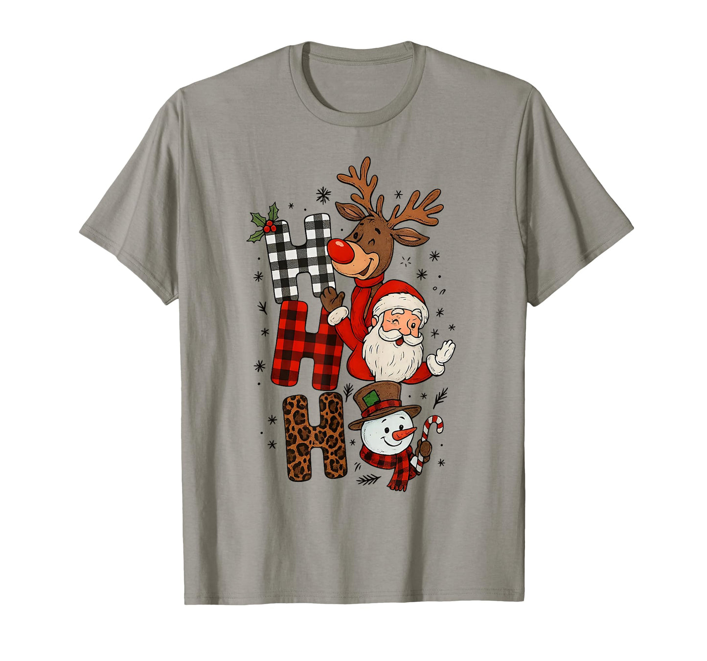 Ho Ho Ho Christmas Pajama for Kids Men Women Xmas Funny T-Shirt