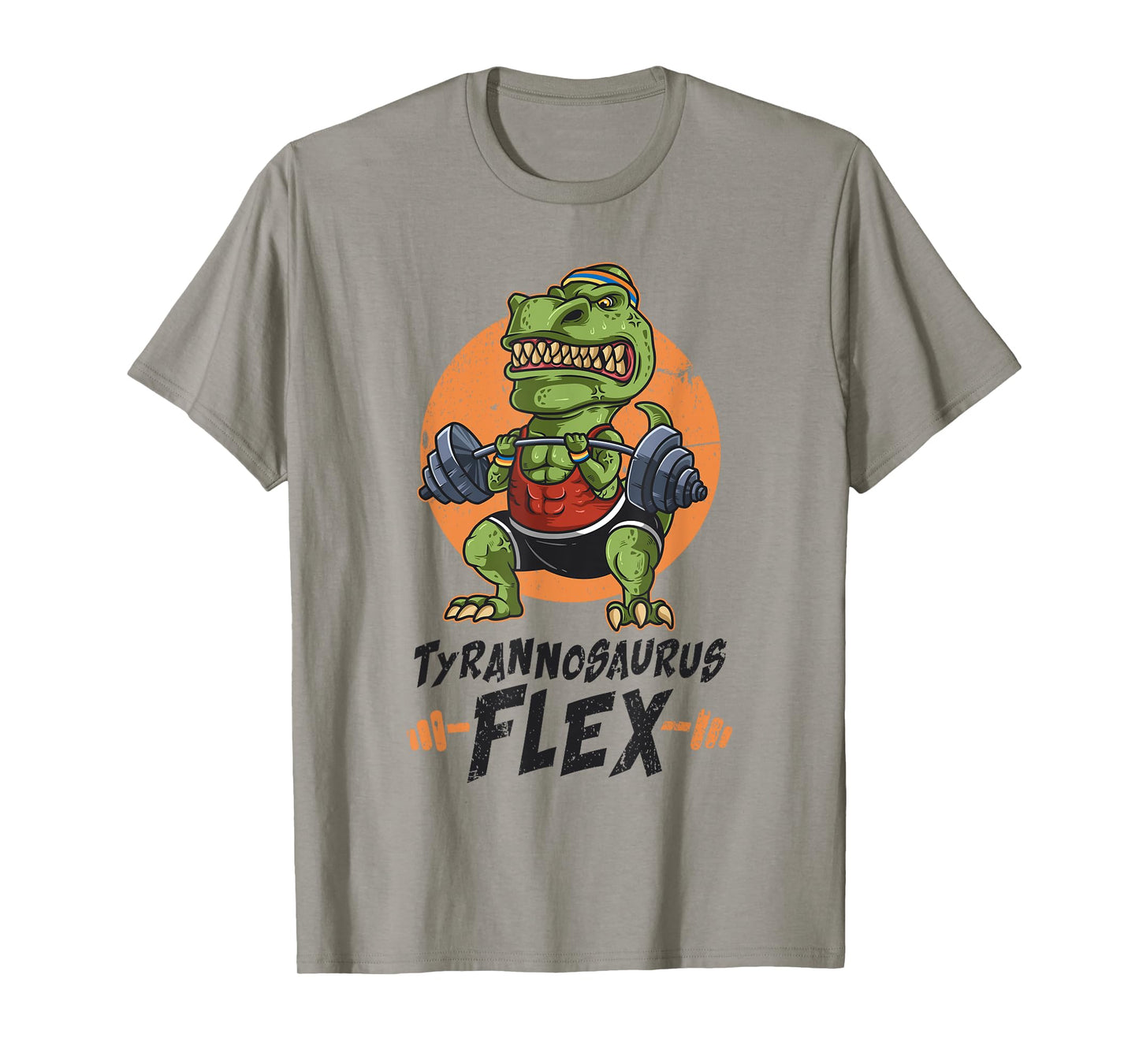 T-Rex Weightlifting Tyrannosaurus Flex Workout Dino Gym Gift T-Shirt