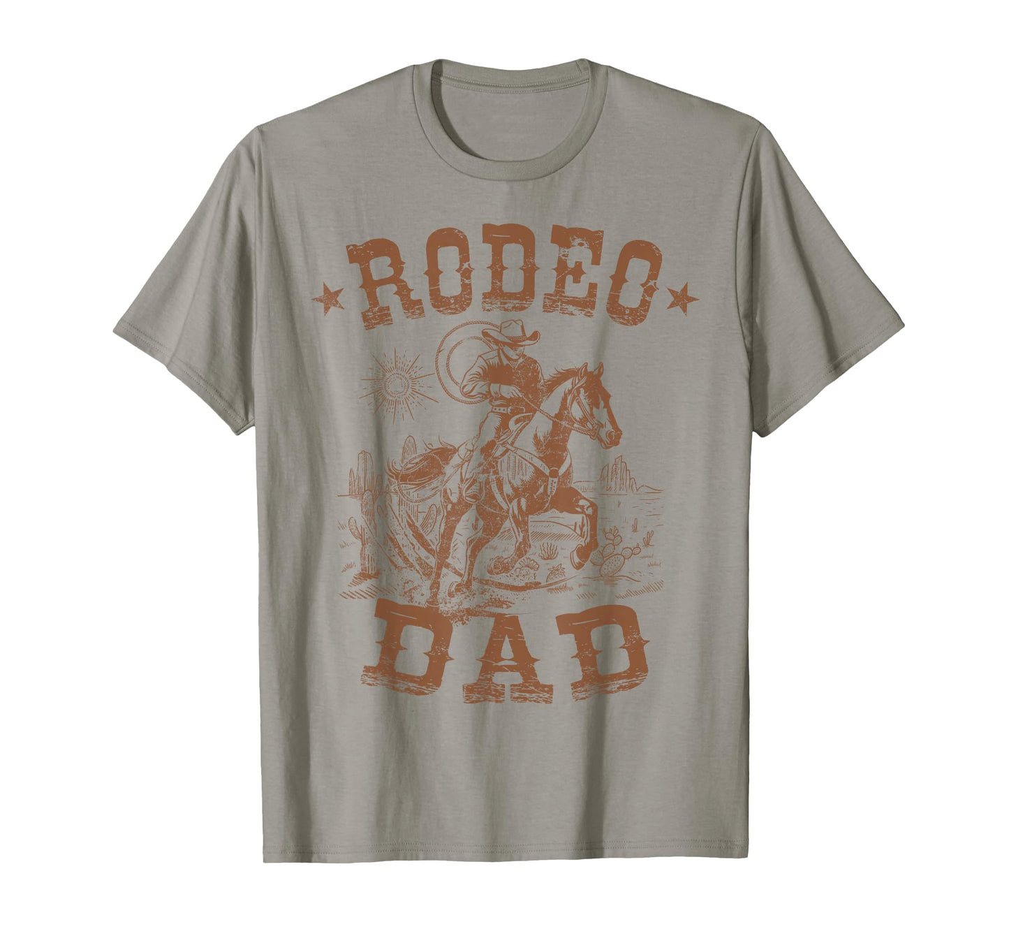 Rodeo Dad Western Cowboy Daddy Family Matching Father's Day T-Shirt