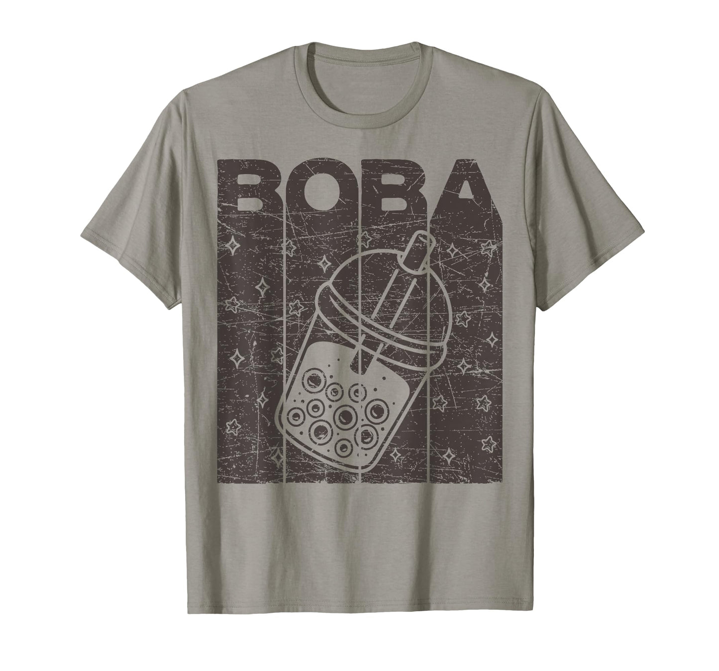 Boba Tea Pastel Bubble Tea Lover Retro T-Shirt