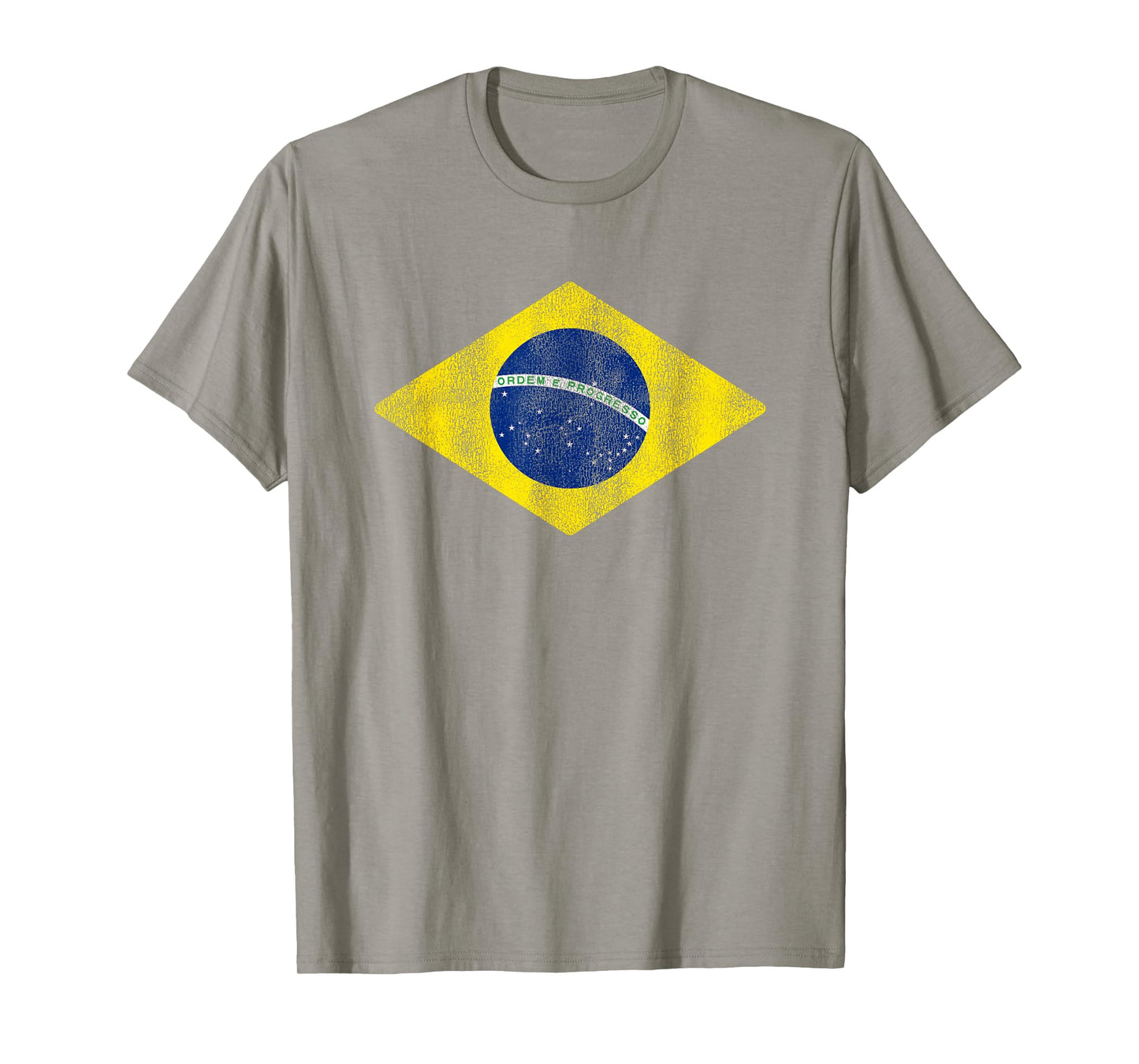 Brazilian Flag of Brazil Vintage BR Souvenir Men Women Kids T-Shirt