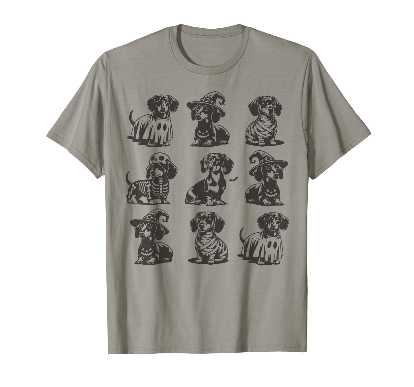 Dachshund Halloween Spooky Dog Wiener T-Shirt