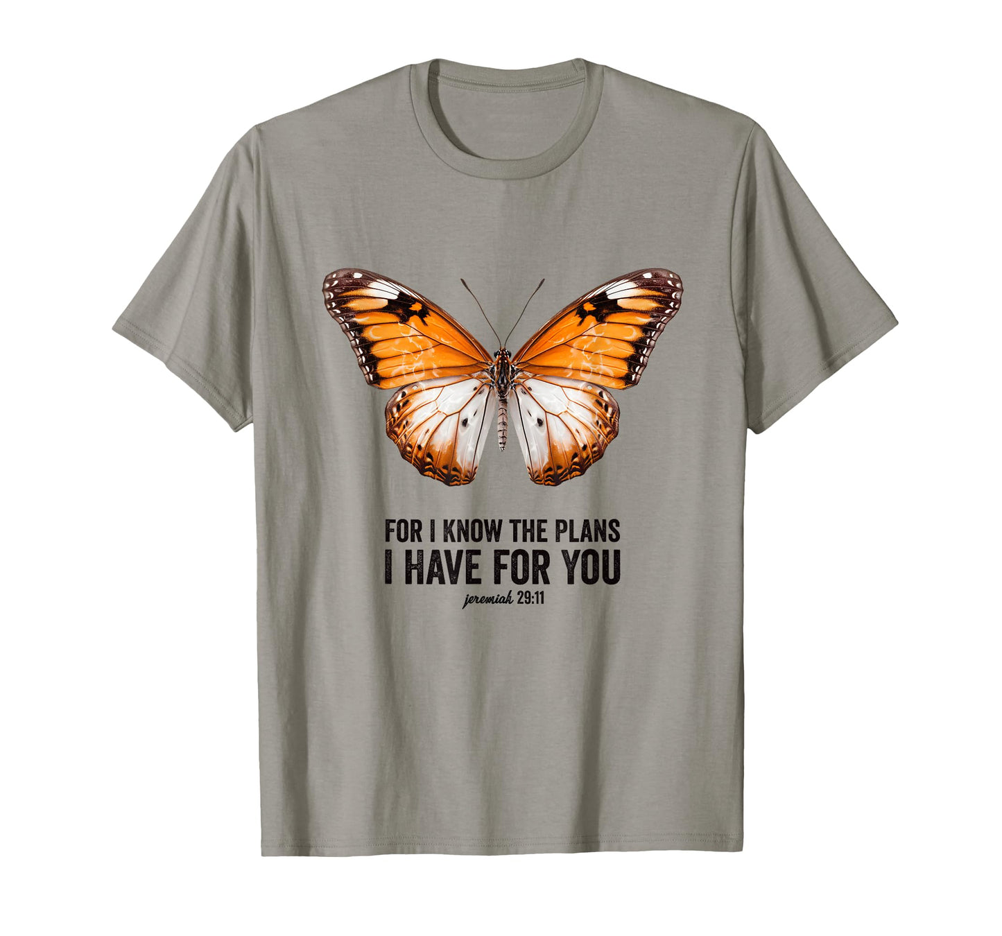 For I Know the Plans I Have for You Christian Butterfly T-Shirt