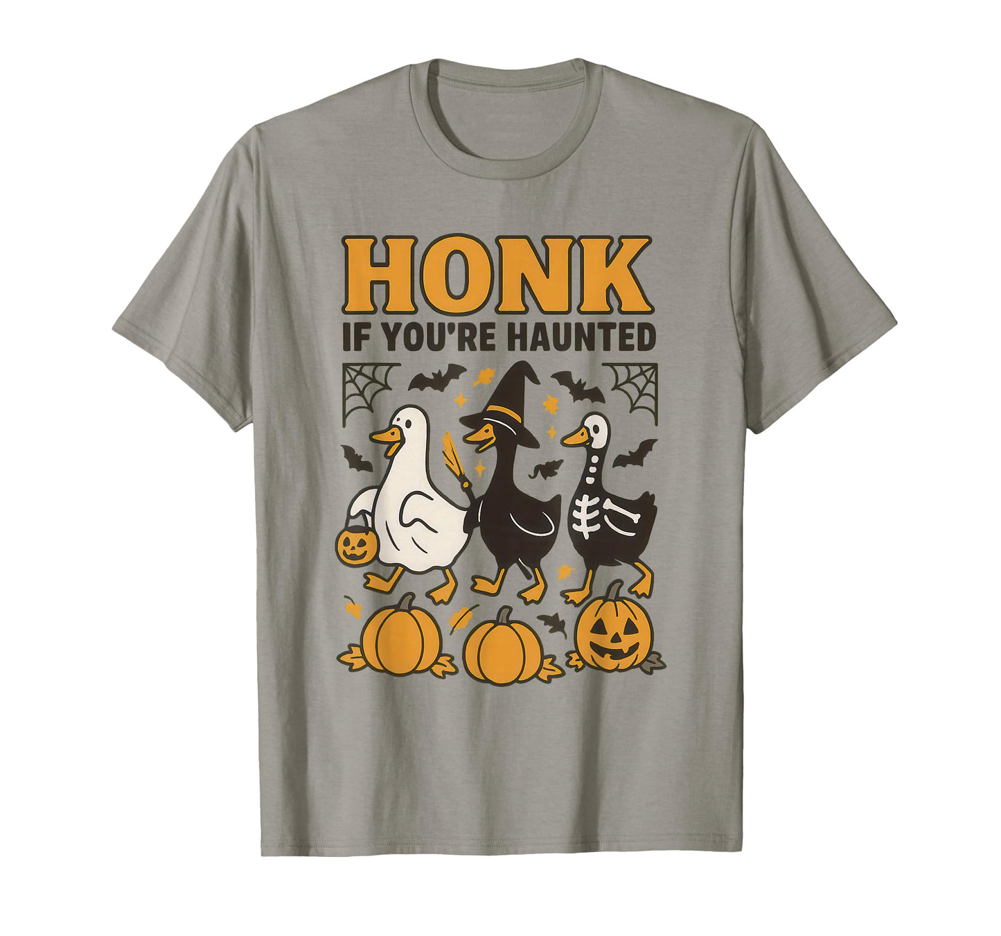 Honk If You’re Haunted Goose Halloween Costume T-Shirt