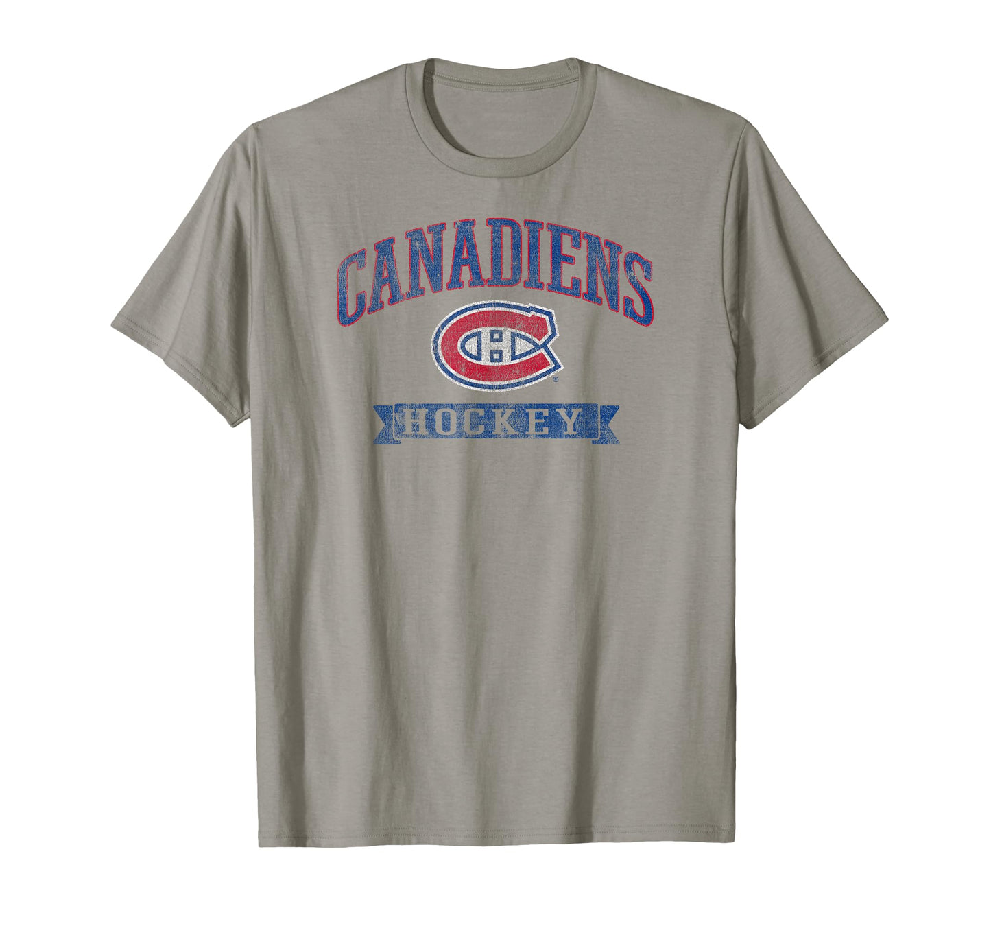 Montreal Canadiens Vintage Hockey Gray Officially Licensed T-Shirt