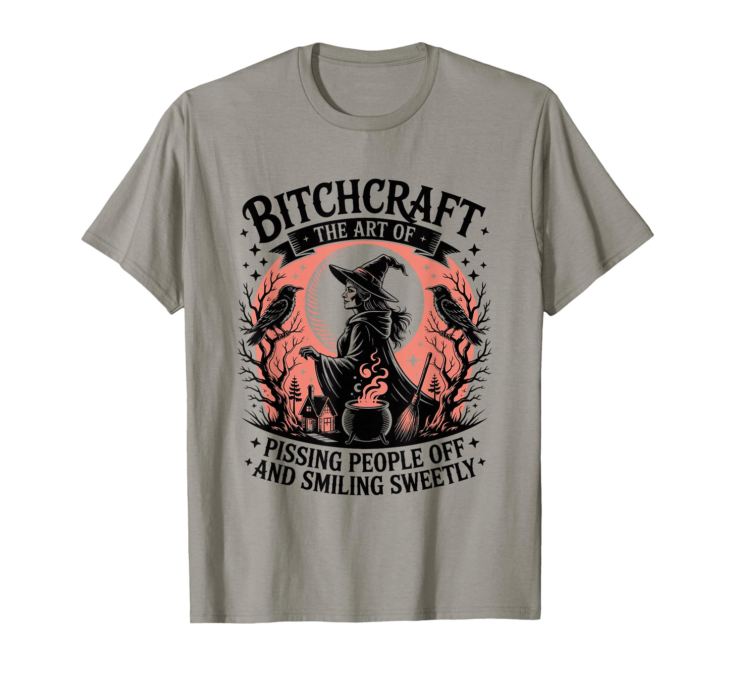 Bitchcraft Funny Witch Halloween T-Shirt