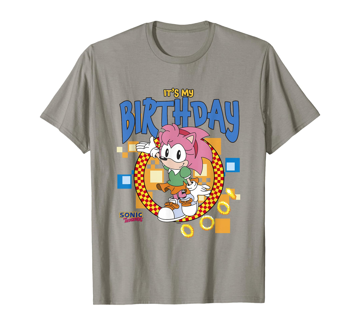 Sonic The Hedgehog Birthday It's My B-Day Amy Rose T-Shirt