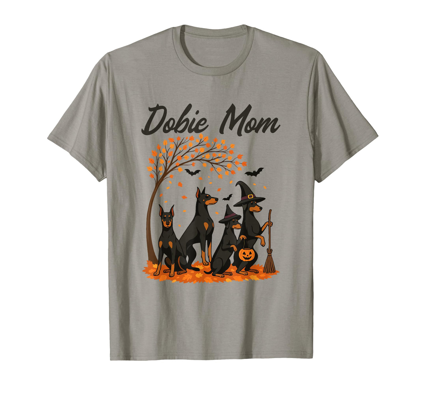 Dobie Mom Halloween Costume Fall Doberman Design for Women T-Shirt