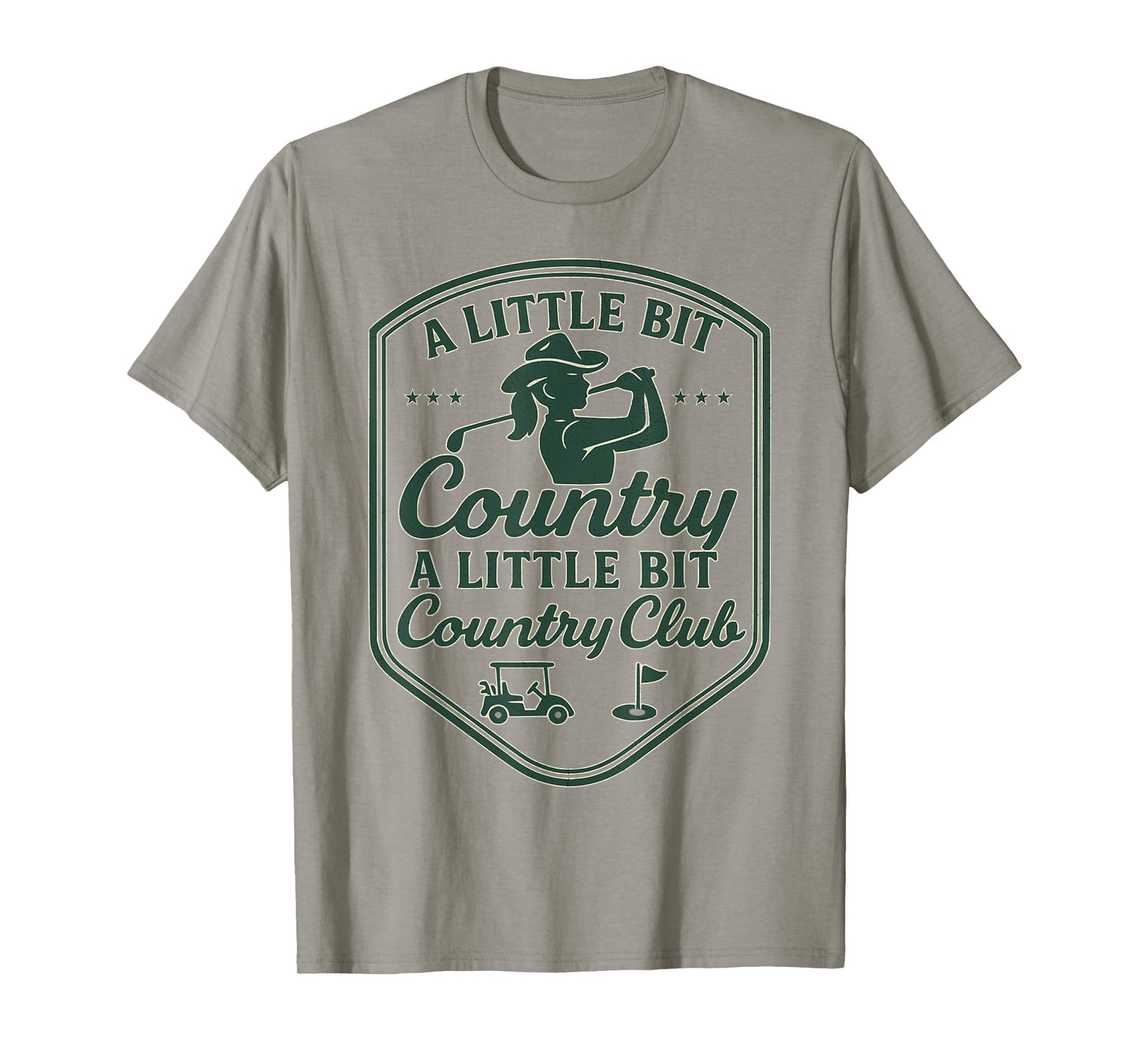 Country Golf Southern Cowgirl Golfing Country Club Golfer T-Shirt