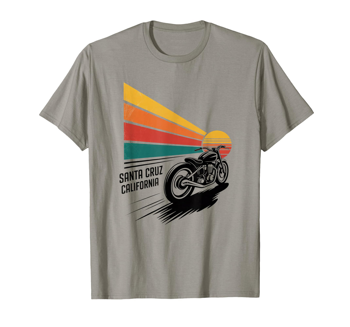 Vintage Motorcycle Outfit | Santa Cruz Retro Bike T-Shirt