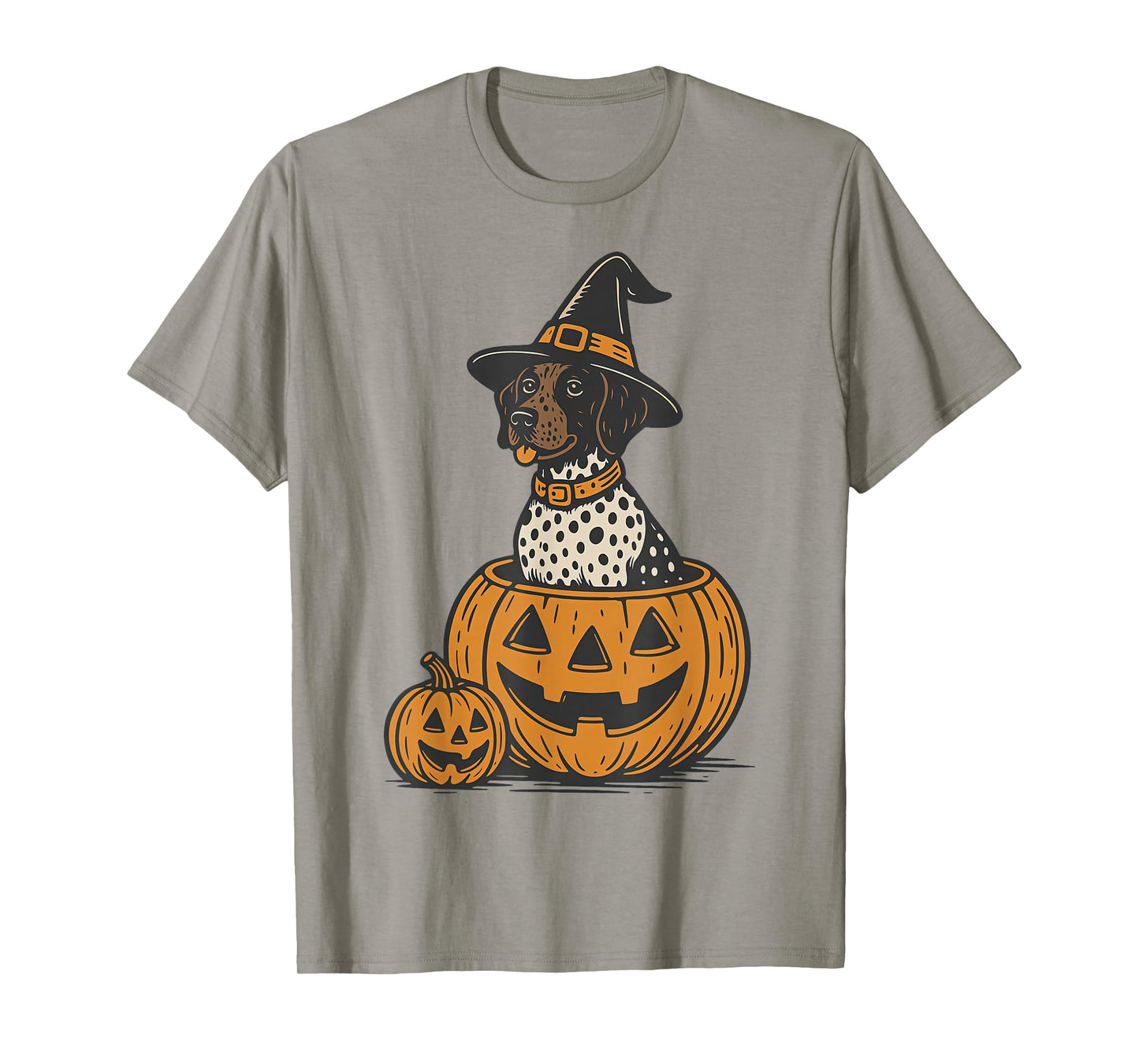Weiner Dog Witch Happy Halloweenie Cute Halloween Dachshund T-Shirt