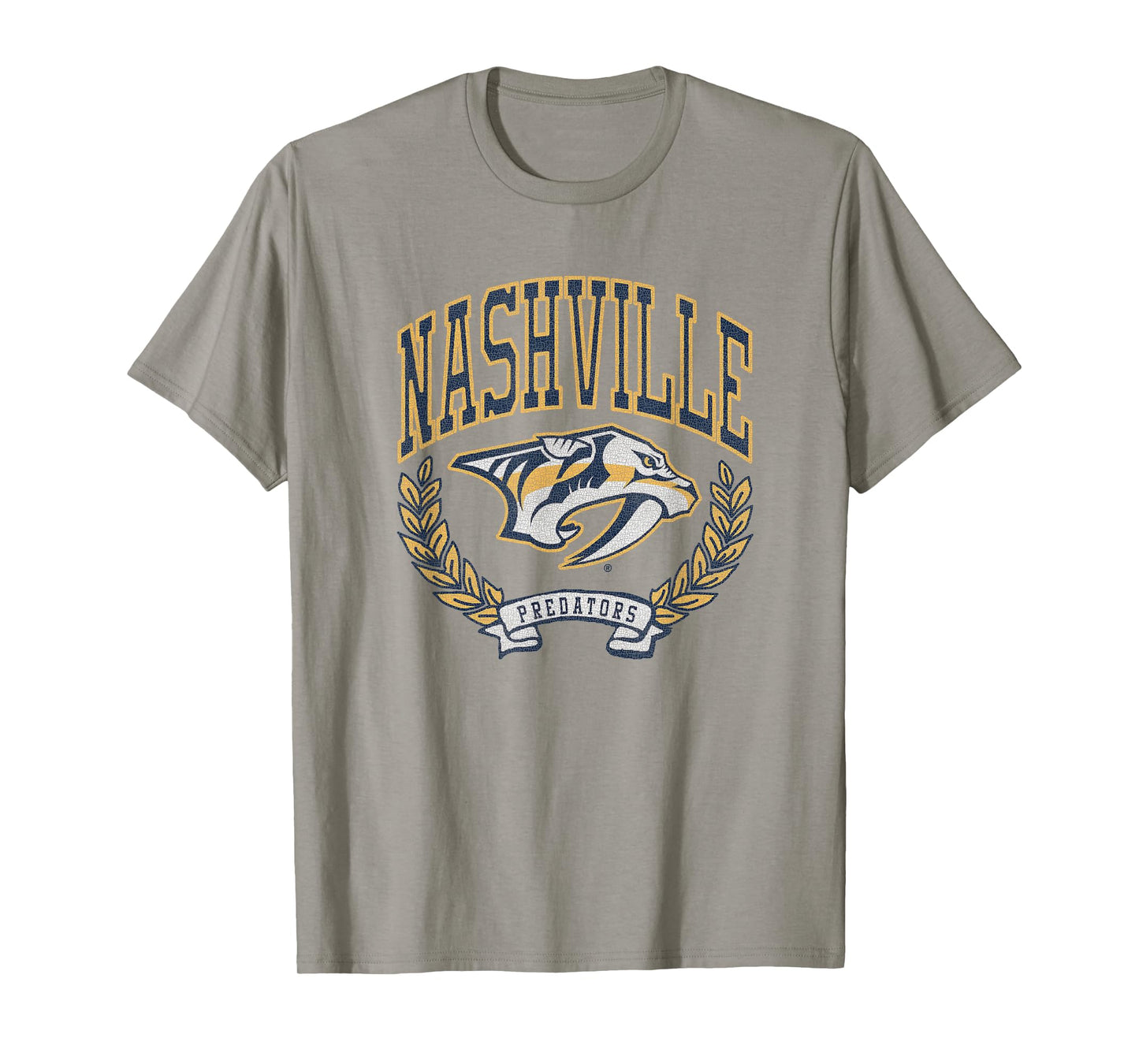 Nashville Predators Vintage Victory Gray Officially Licensed T-Shirt