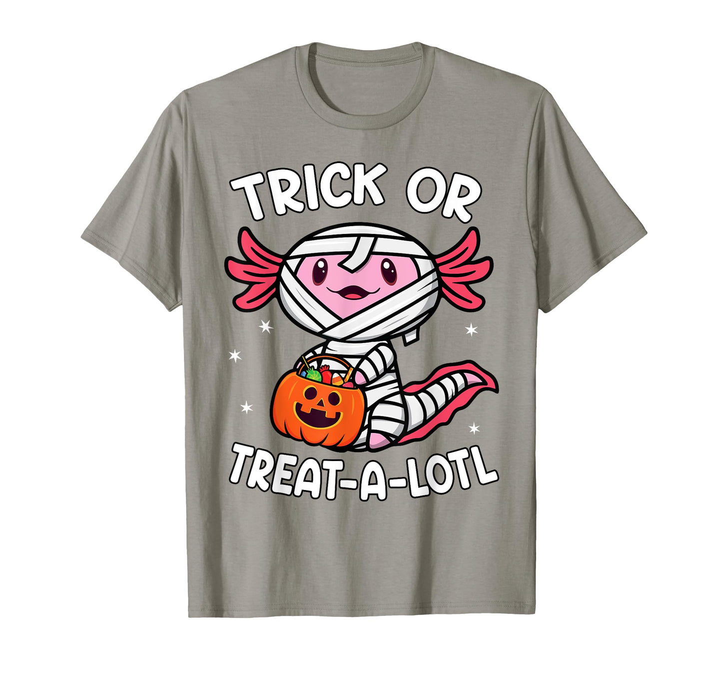 Trick or Treat A Lotl Axolotl Halloween Costume Toddler Kids T-Shirt