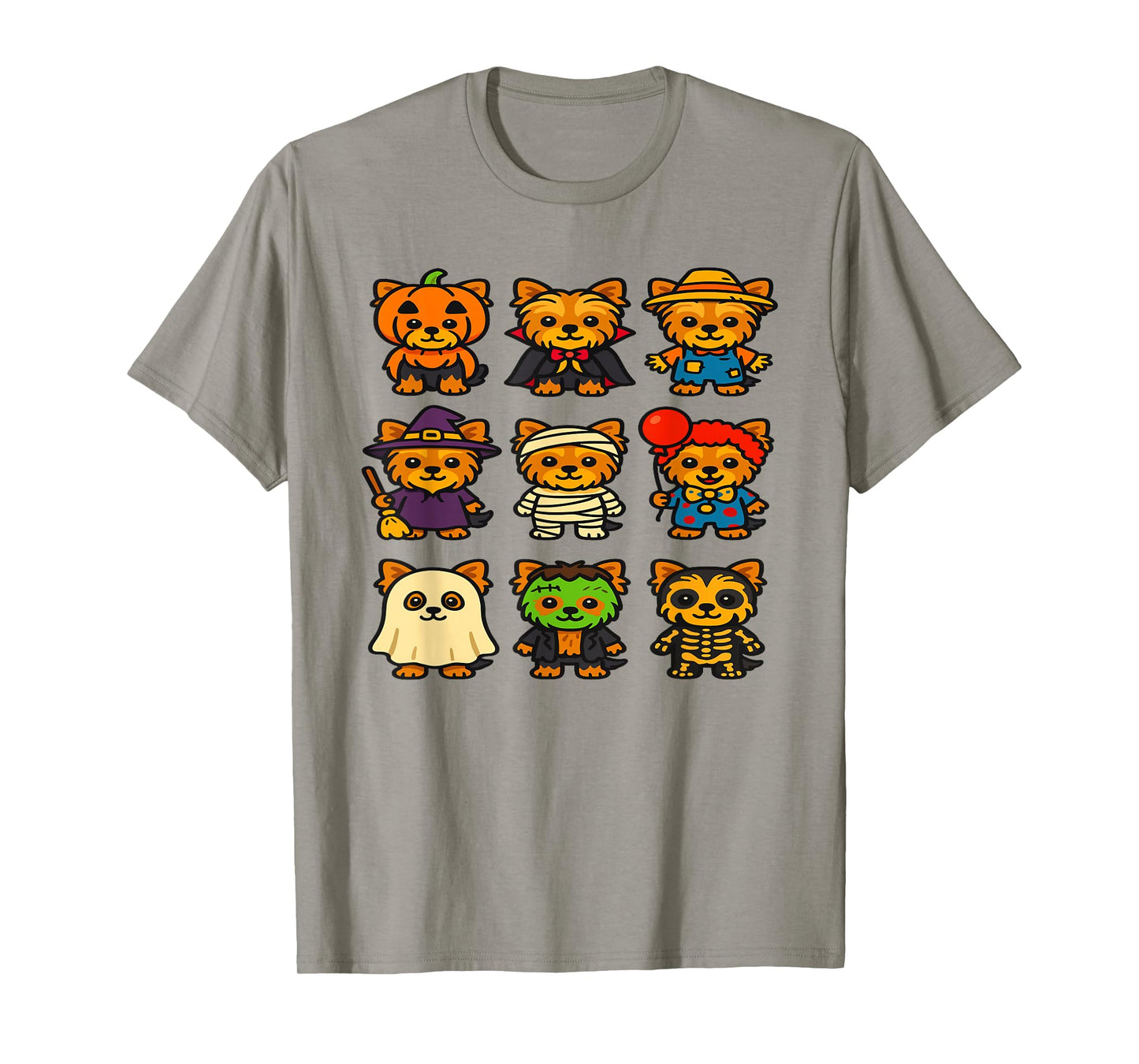 Shih Tzu Halloween Costume Funny Scary Dog Ghost Witch T-Shirt
