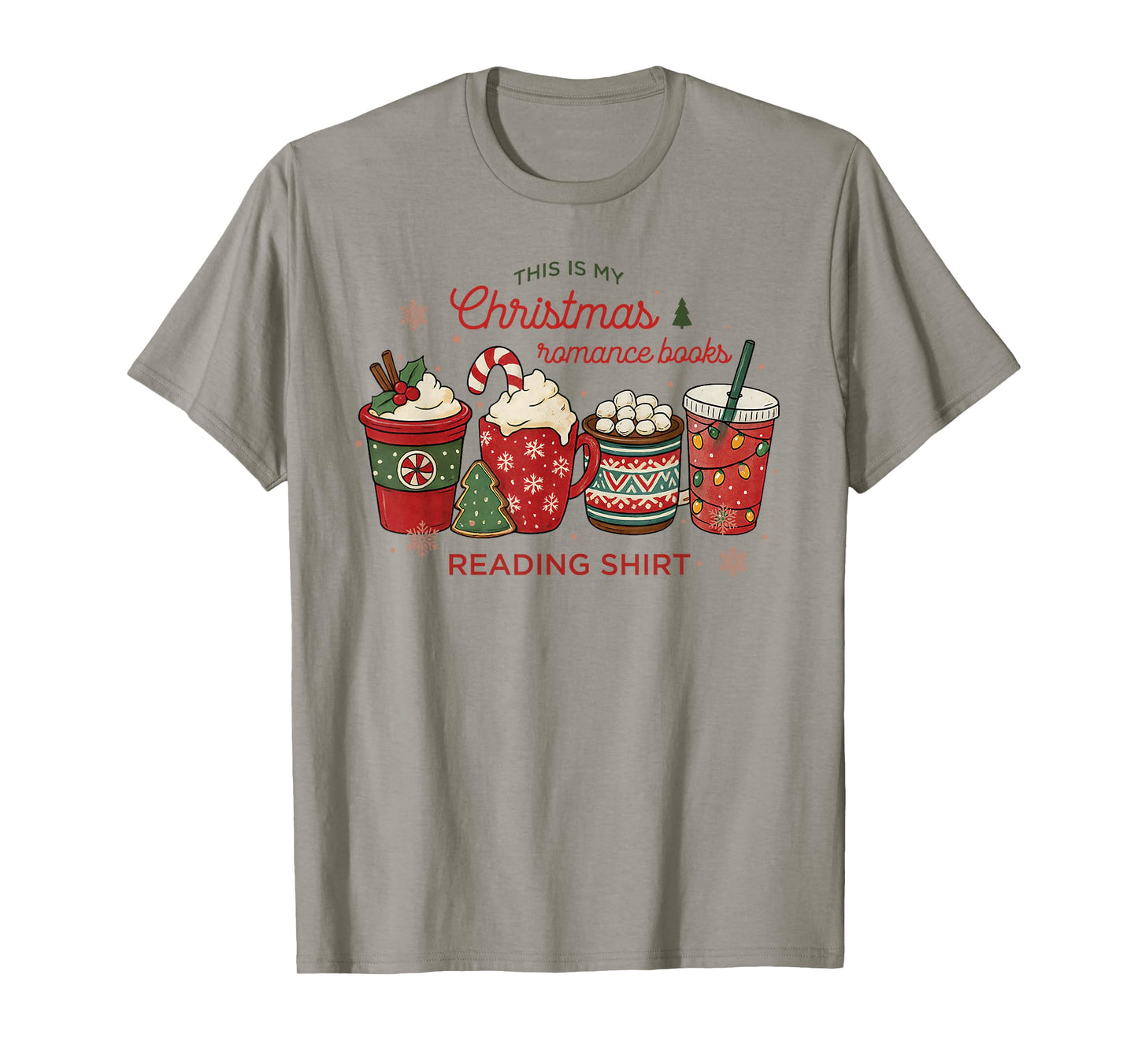 Christmas Read, Cozy Bookish Xmas Girl Reader Ugly Gift T-Shirt