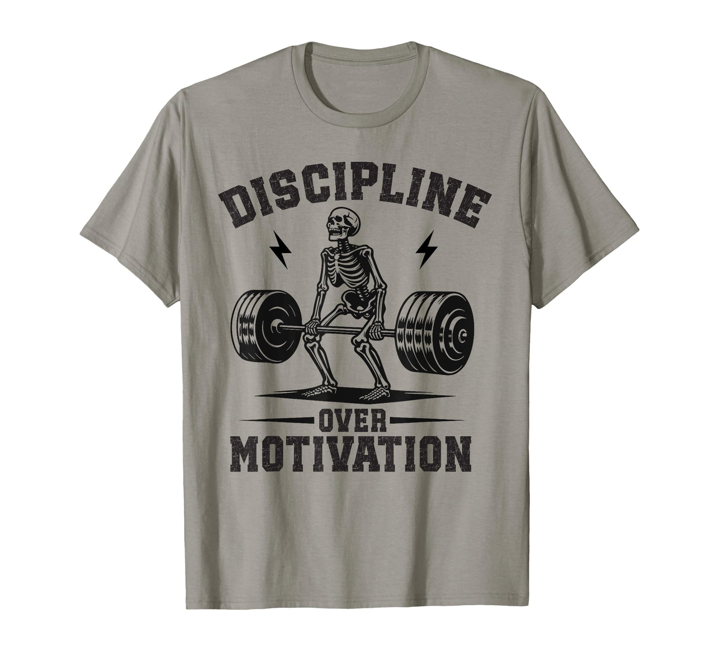 Discipline over motivation Gym Motivational Training Fitness T-Shirt