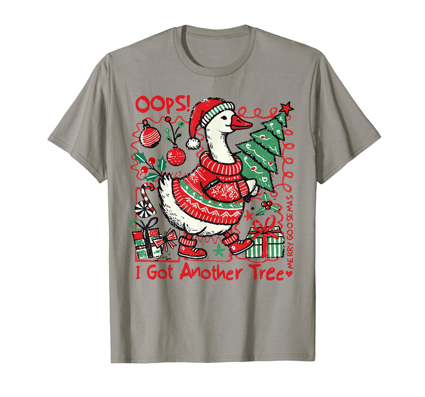 I Bought Another Vintage Tree Merry Goosemas Christmas Tree T-Shirt