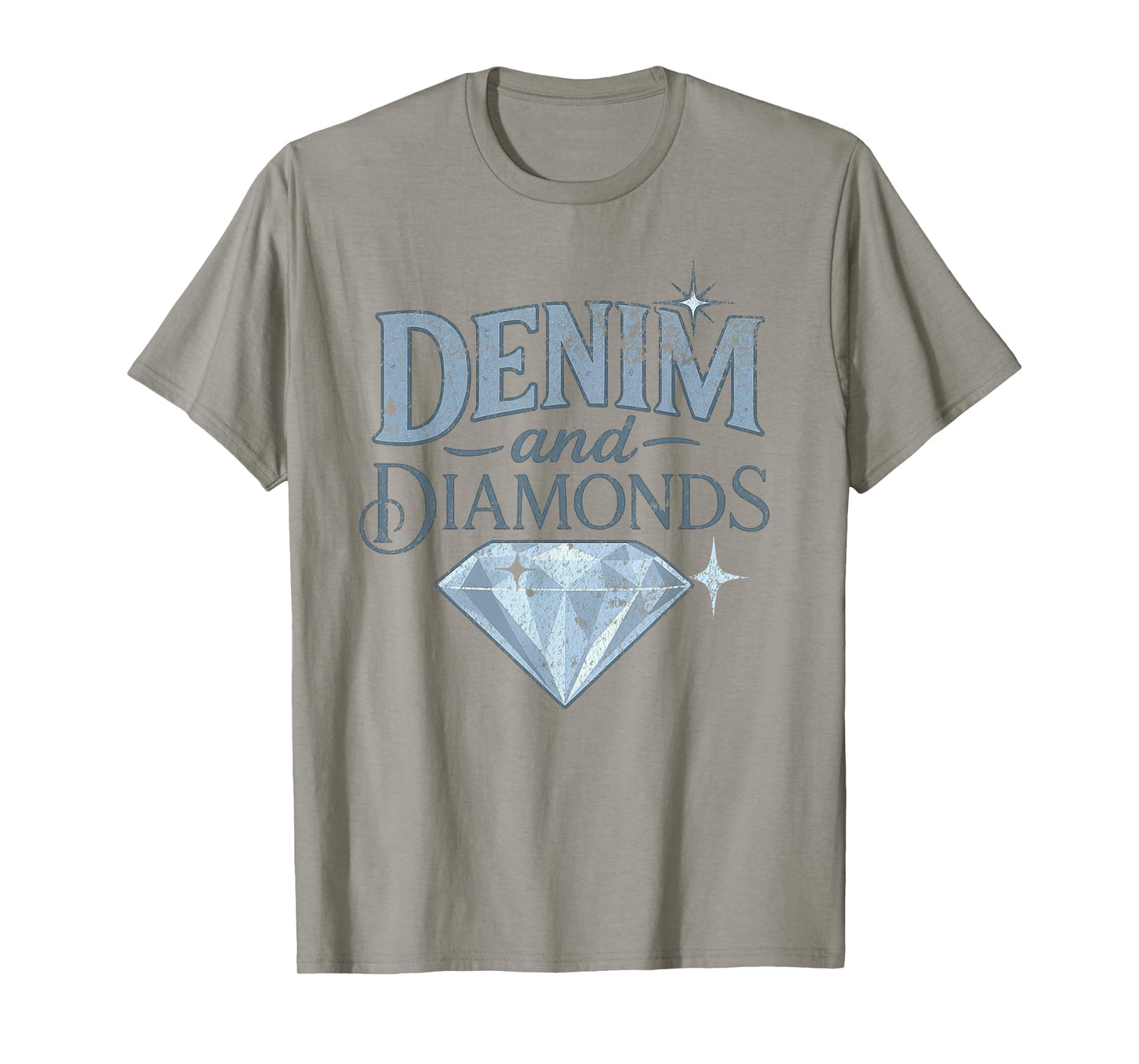 Denim And Diamonds Faded Vintage T-Shirt