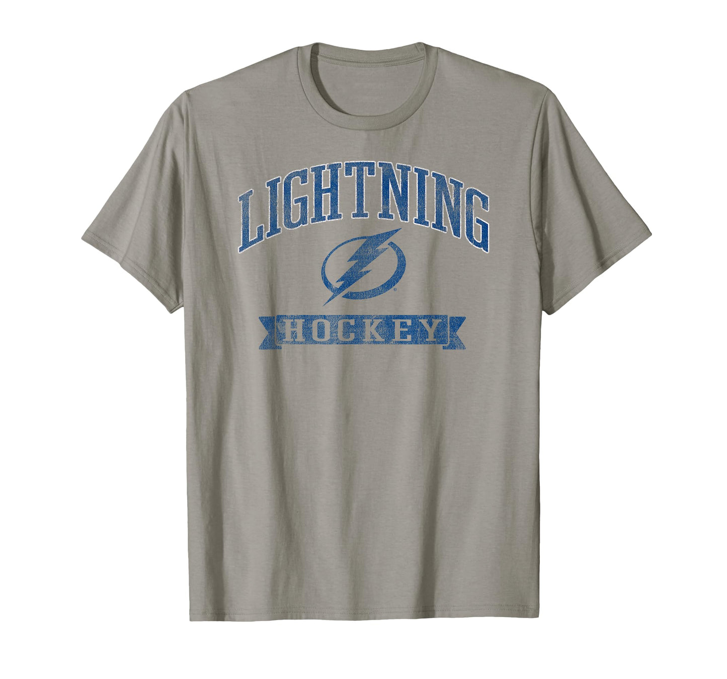 Tampa Bay Lightning Vintage Hockey Gray Officially Licensed T-Shirt