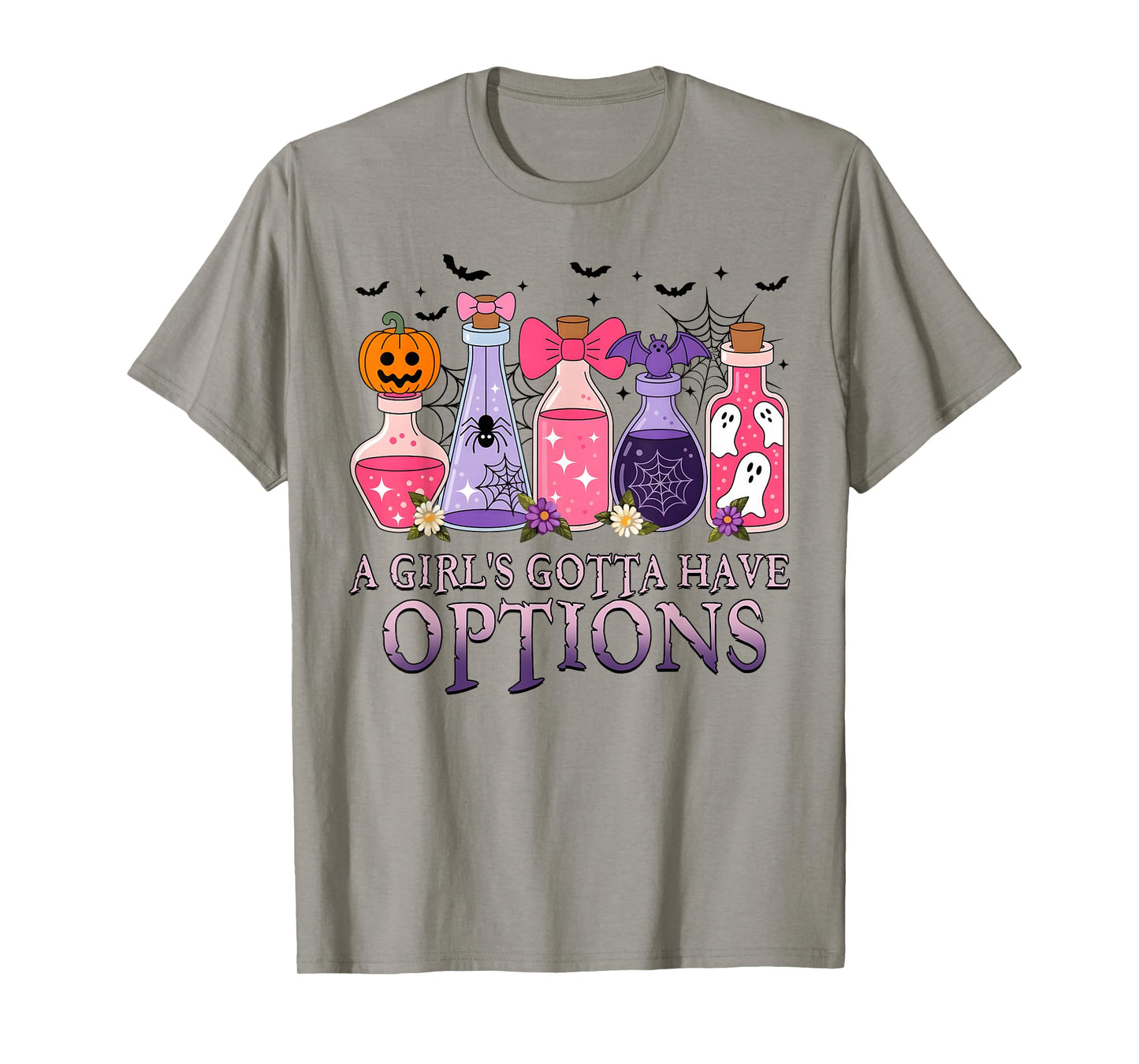 A Girl Gotta Have Options, Witch Poison, Spooky Halloween T-Shirt