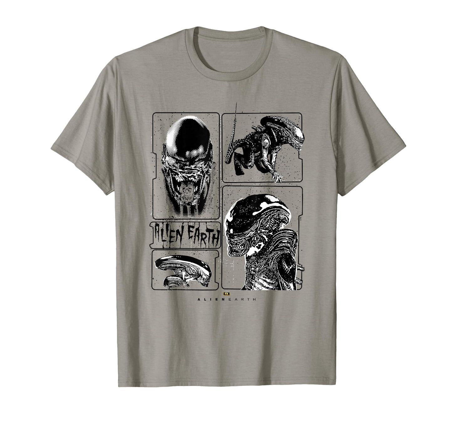 Alien: Earth Xenomorph XX121 Multi Pose Distressed Style T-Shirt