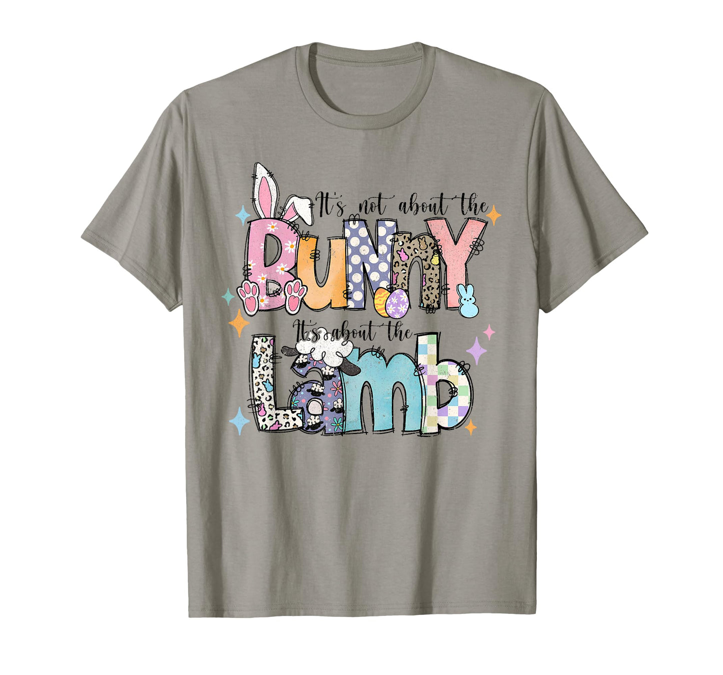 It's Not About The Bunny Christian Jesus Lamb Bible Easter T-Shirt