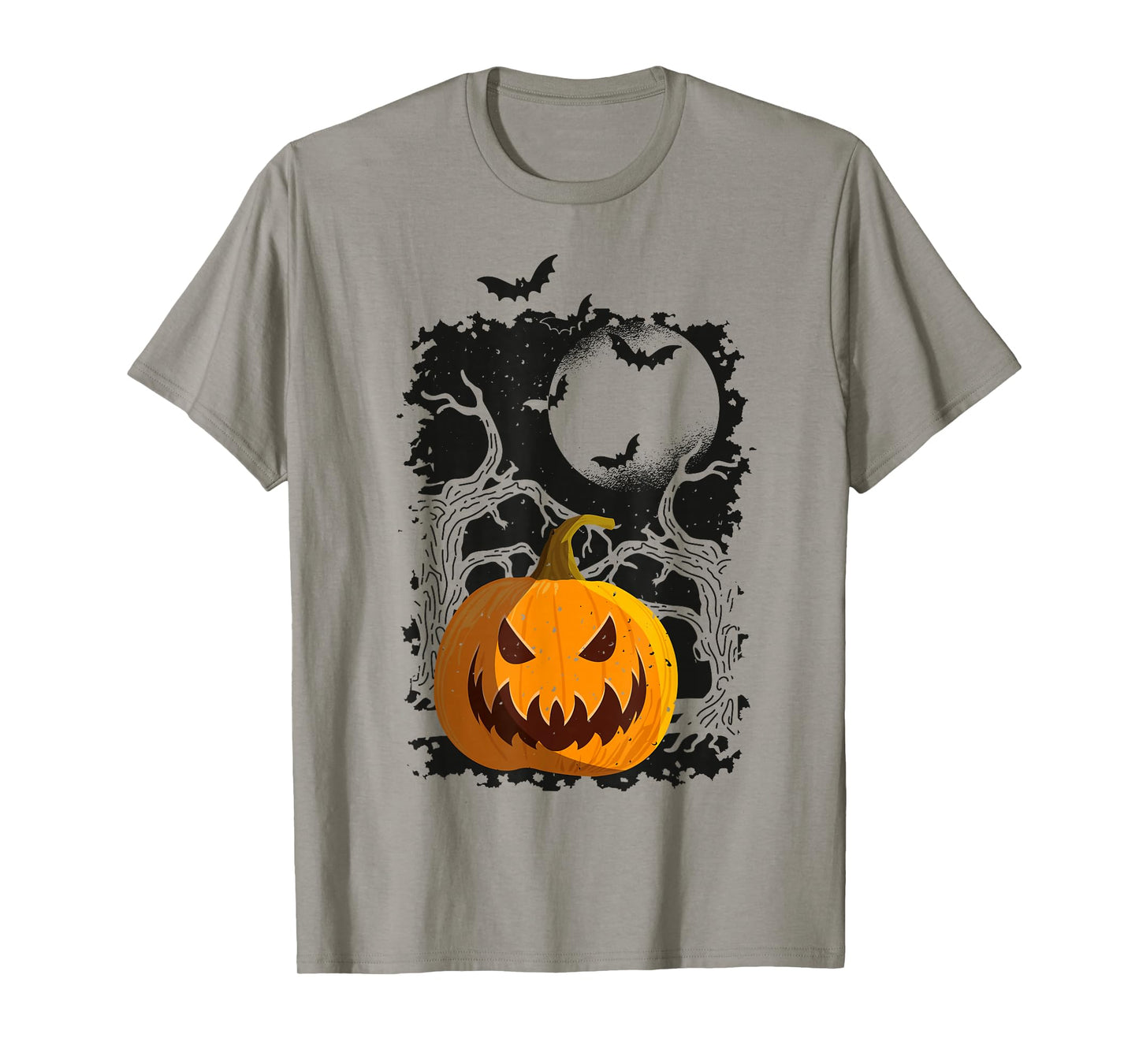Halloween Costume Pumpkin Bats Forest Trick Or Treat T-Shirt