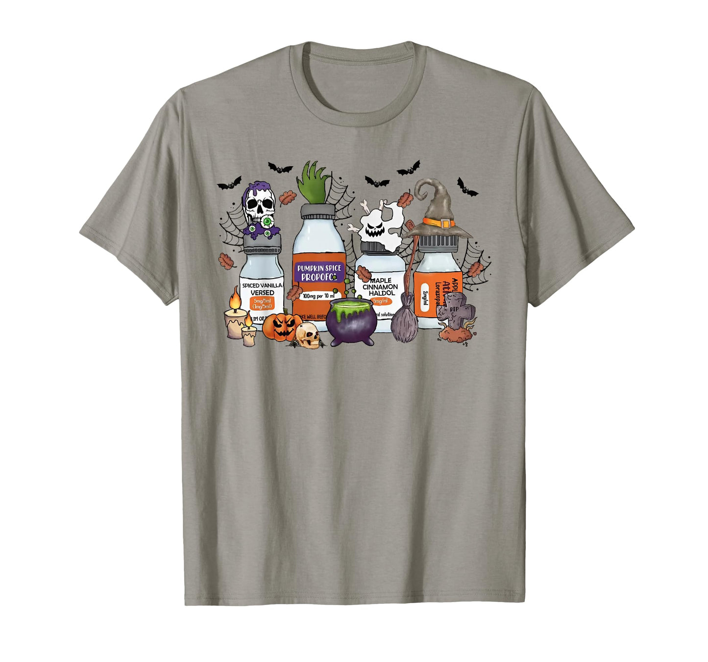 Pumpkin Spice Propofol - Halloween Pharmacy Tech Nurse Pills T-Shirt