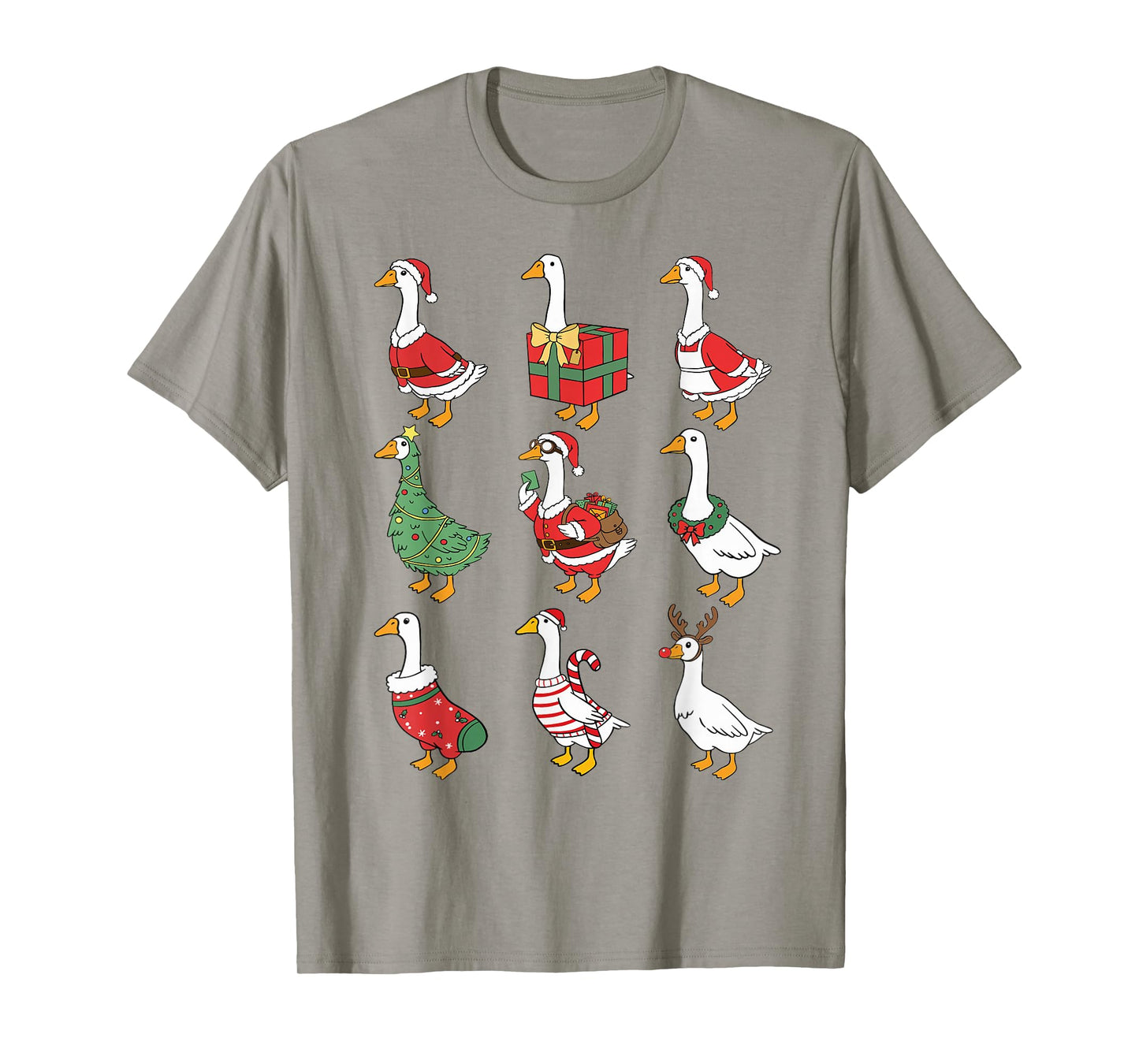 Funny Silly Gooses Costume Christmas Sqaud Collection Vibes T-Shirt